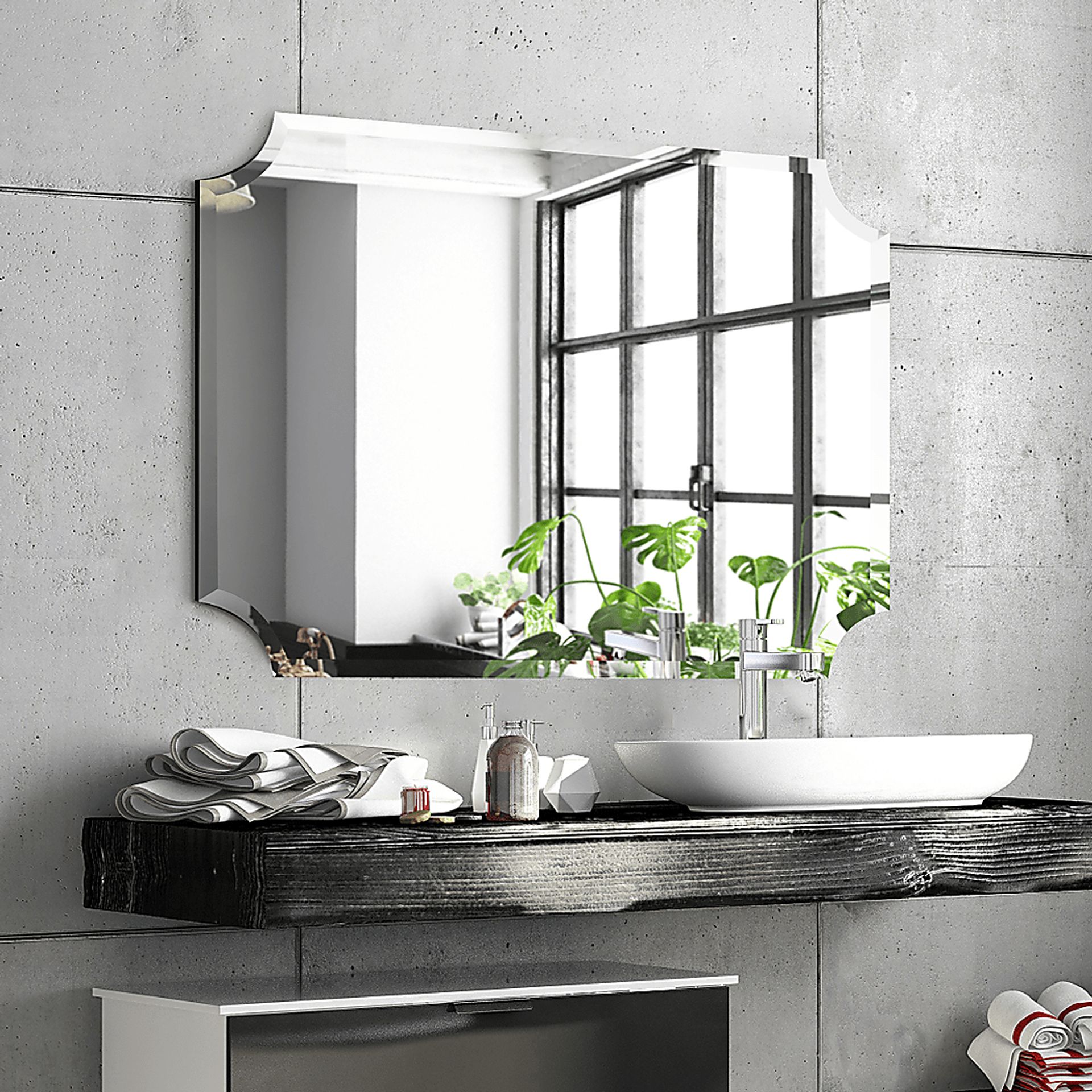 Synelle Silver Large Mirror - Image 9