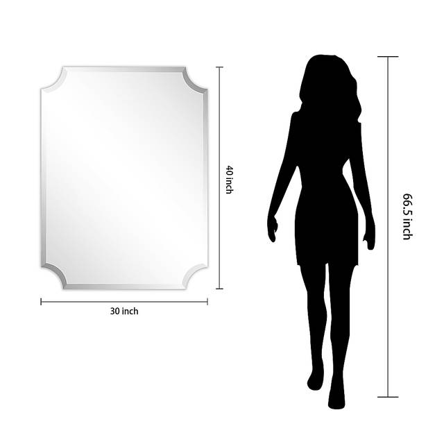Synelle Silver Large Mirror - Thumbnail - Image 8
