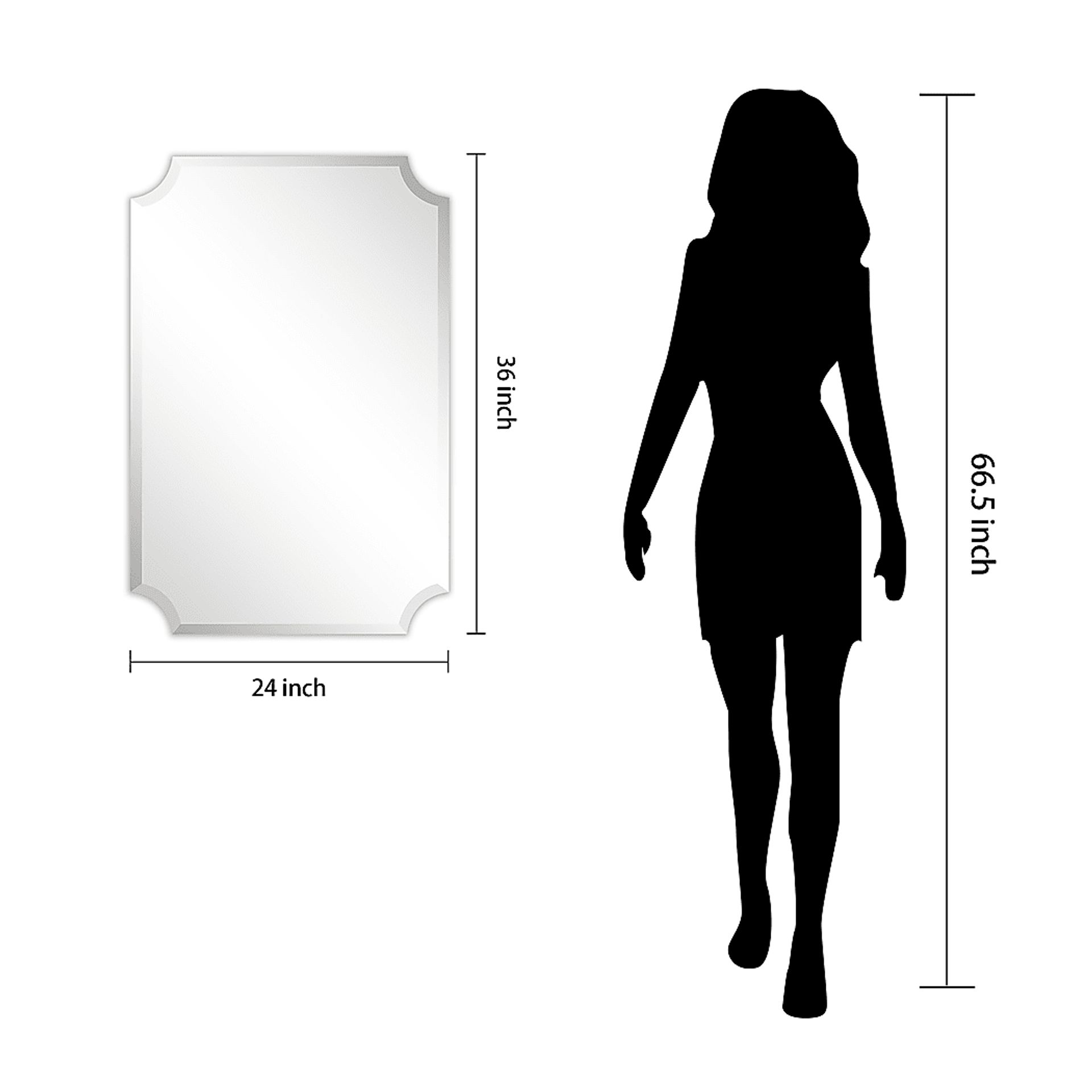 Synelle Silver Small Mirror - Image 8
