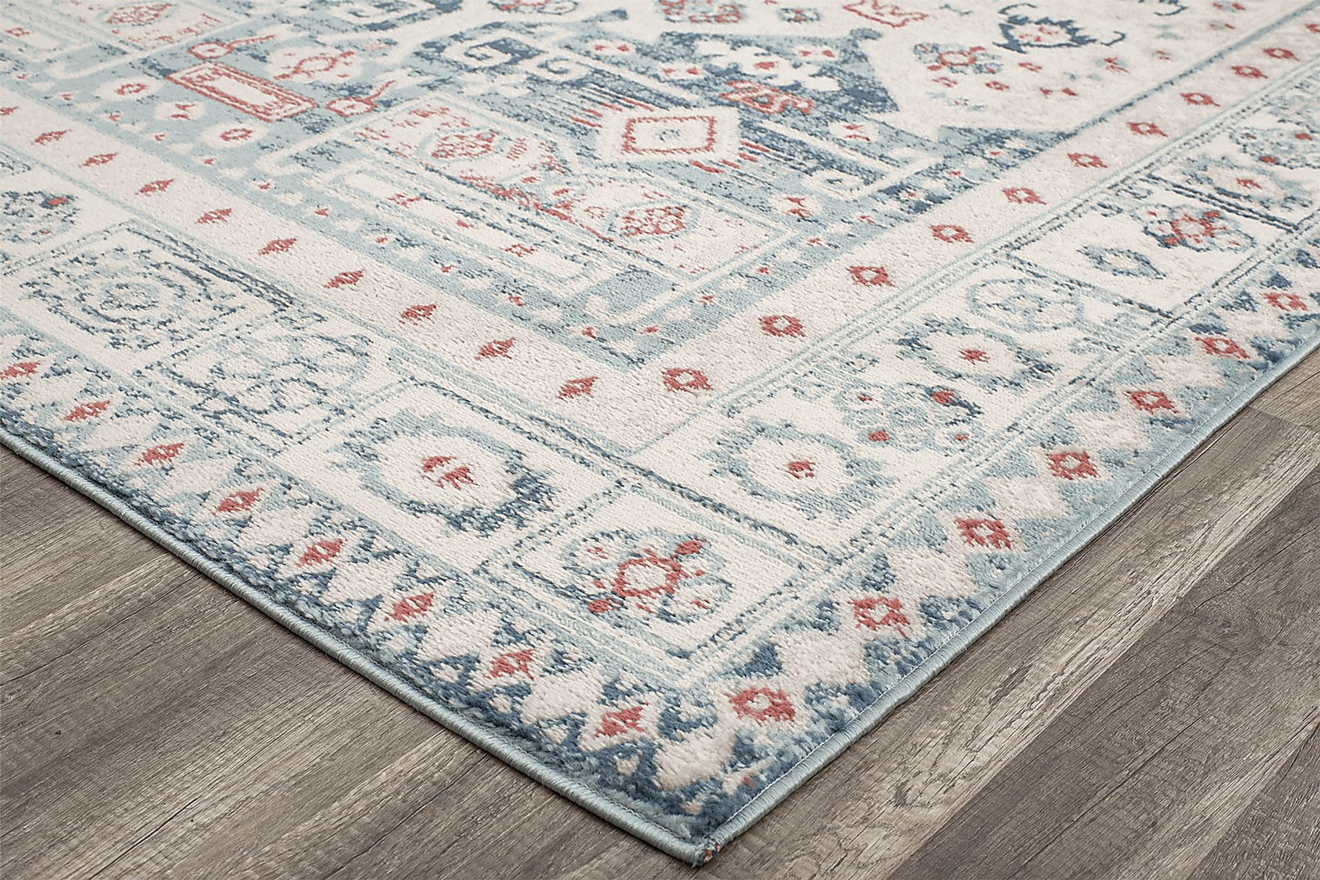 Syrel 5'3 x 7' Red Rug - Image 3