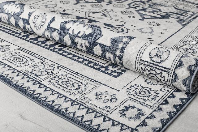 Syrel 8' x 10' Navy Rug - Thumbnail - Image 4