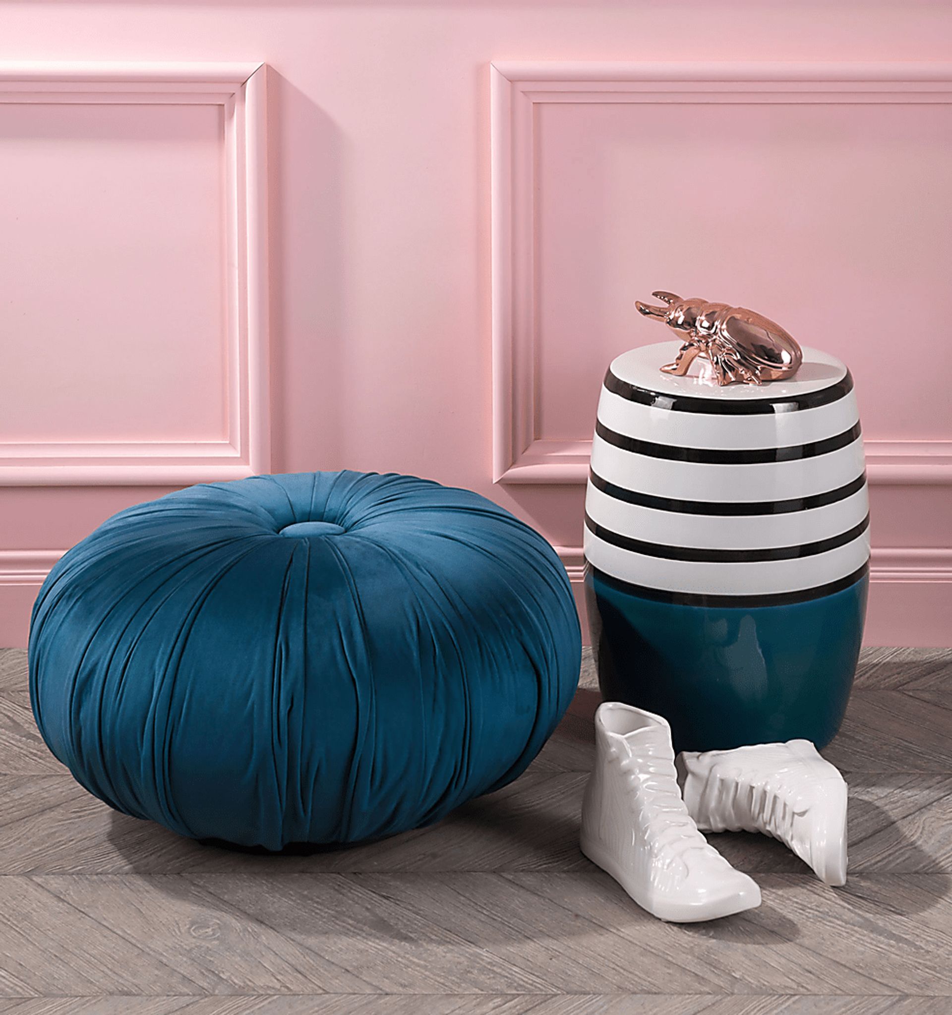 Syrniki Blue Ottoman - Image 5