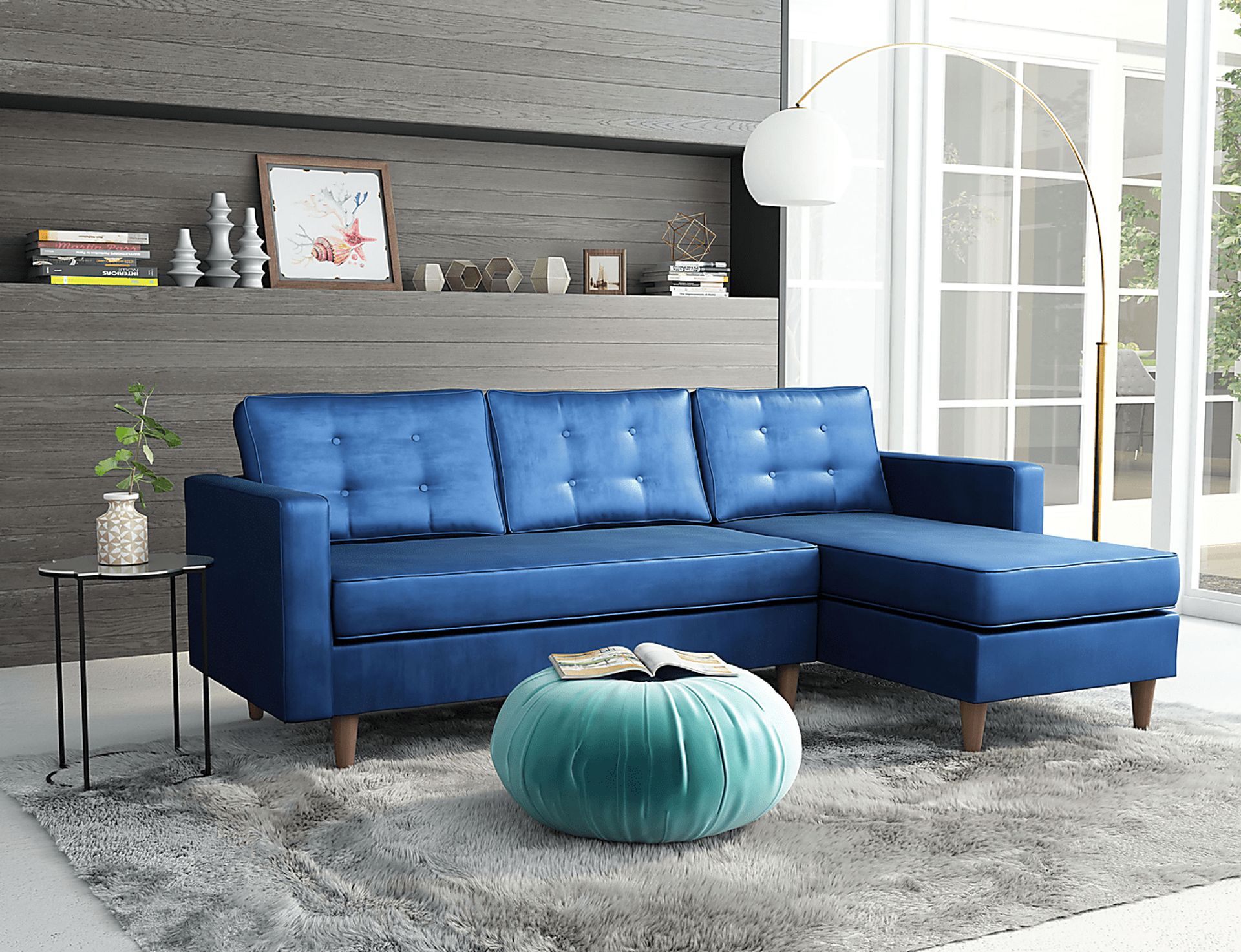 Syrniki Light Blue Ottoman - Image 5