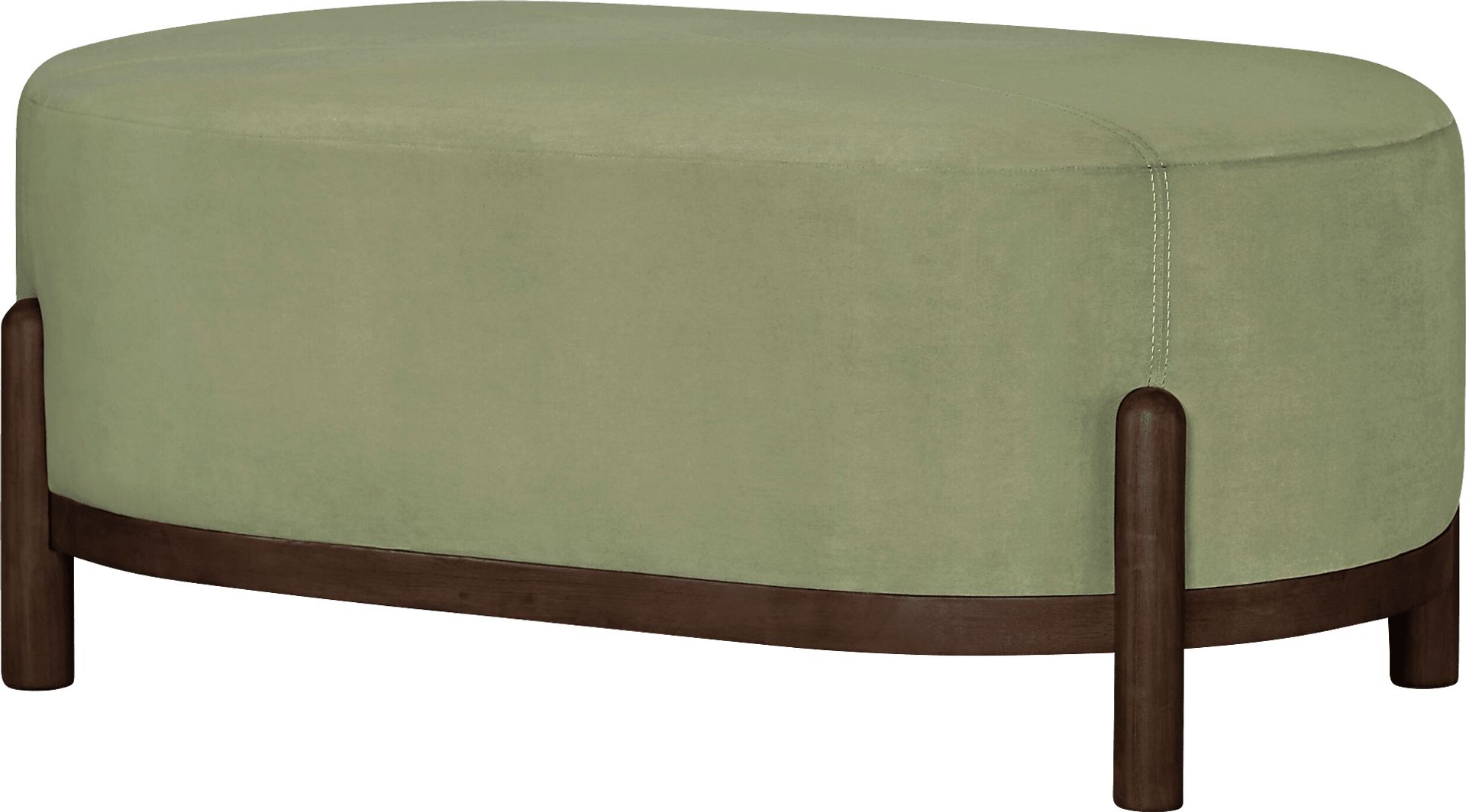 Syrus Green Ottoman - Image 1