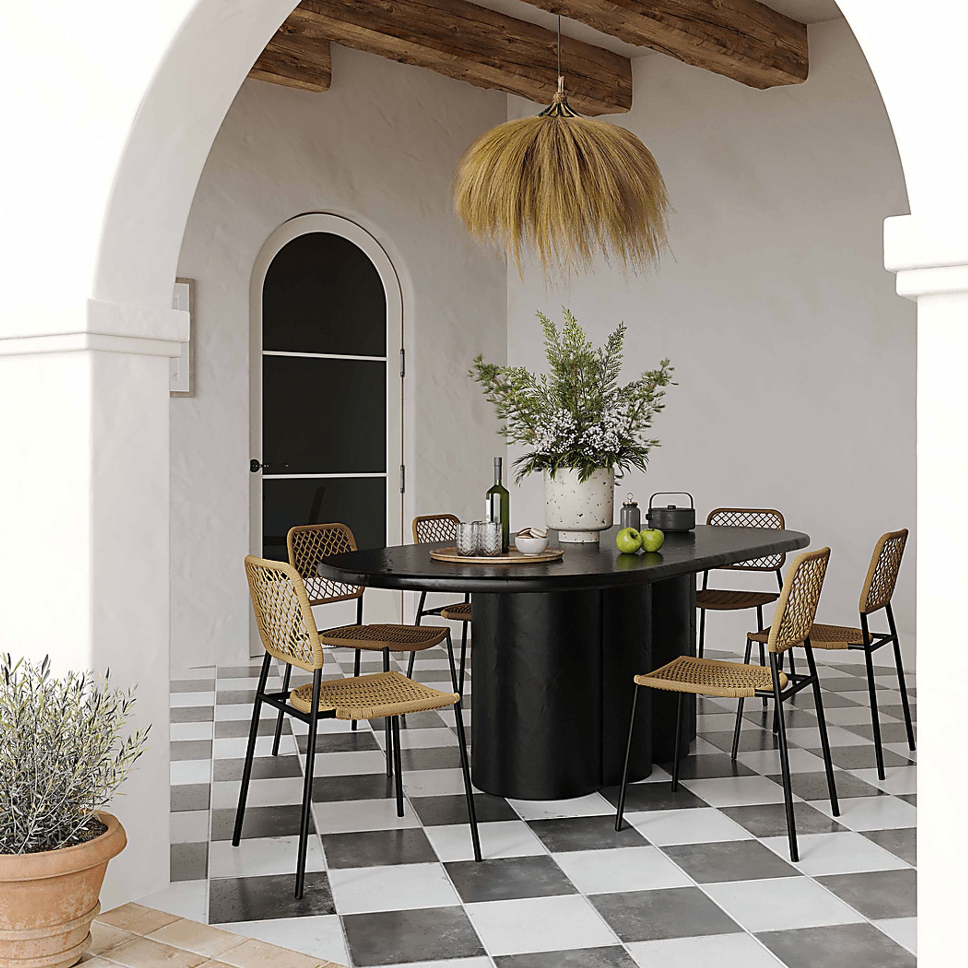 Szold Black Dining Table - Image 2