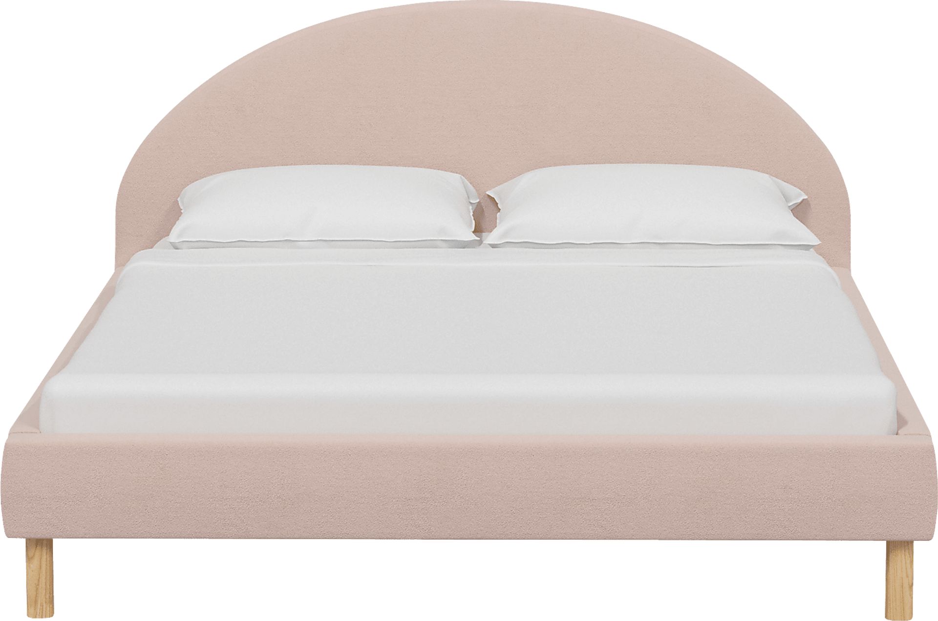 Tabari Blush King Platform Bed - Image 4