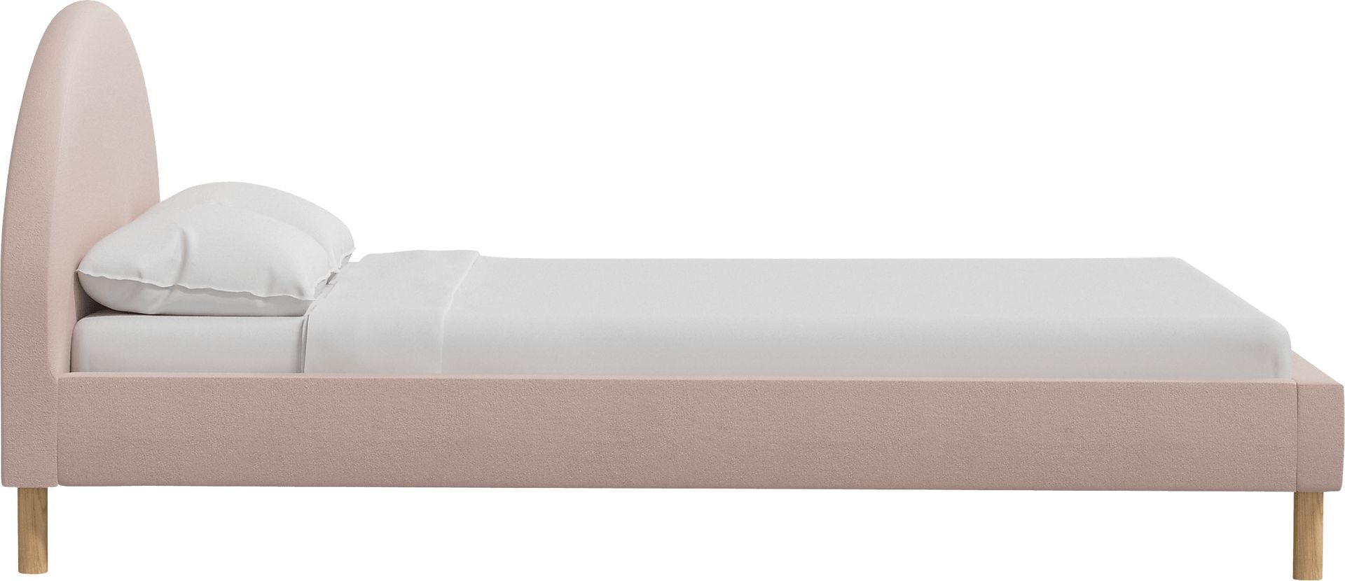 Tabari Blush King Platform Bed - Image 5