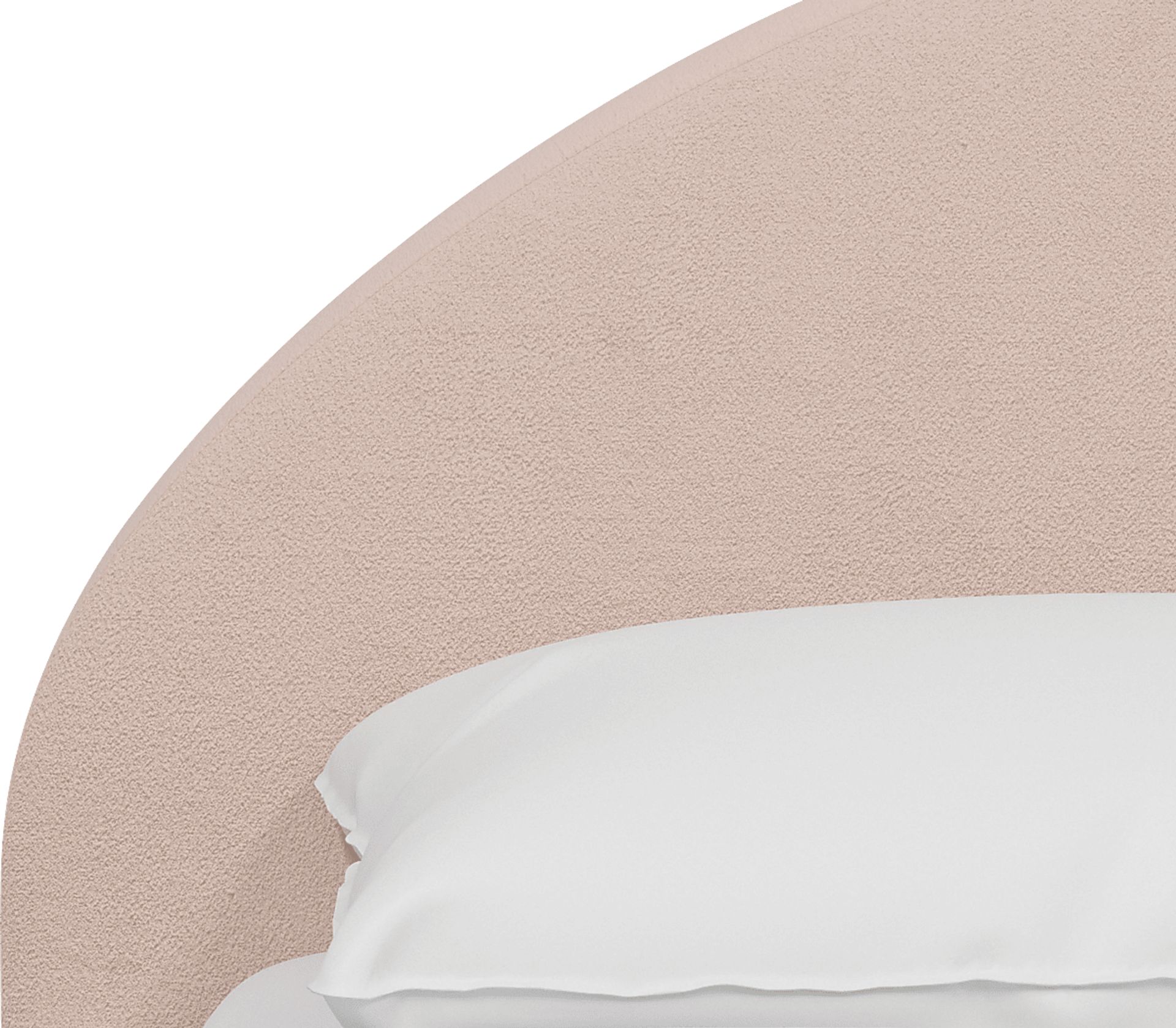 Tabari Blush King Platform Bed - Image 6