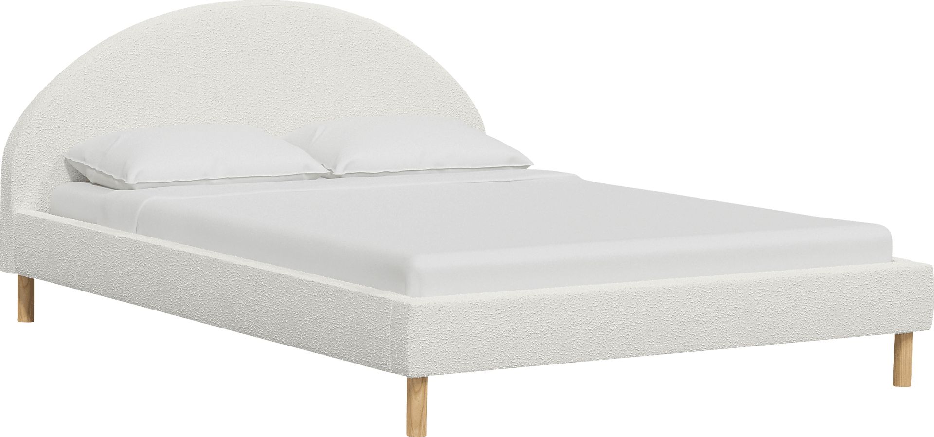 Tabari II White Twin Bed - Image 1