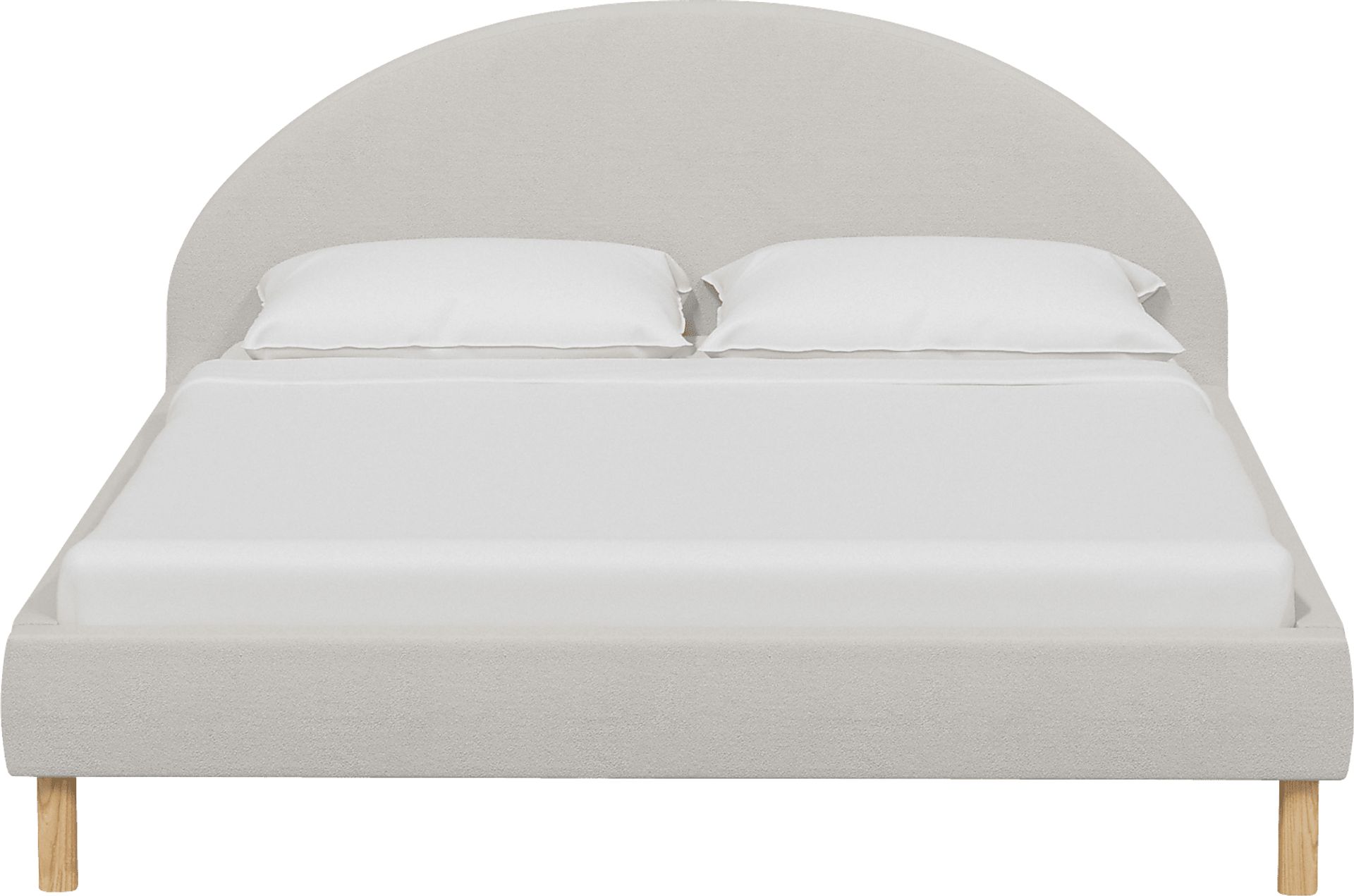 Tabari Light Gray Twin Platform Bed - Image 4