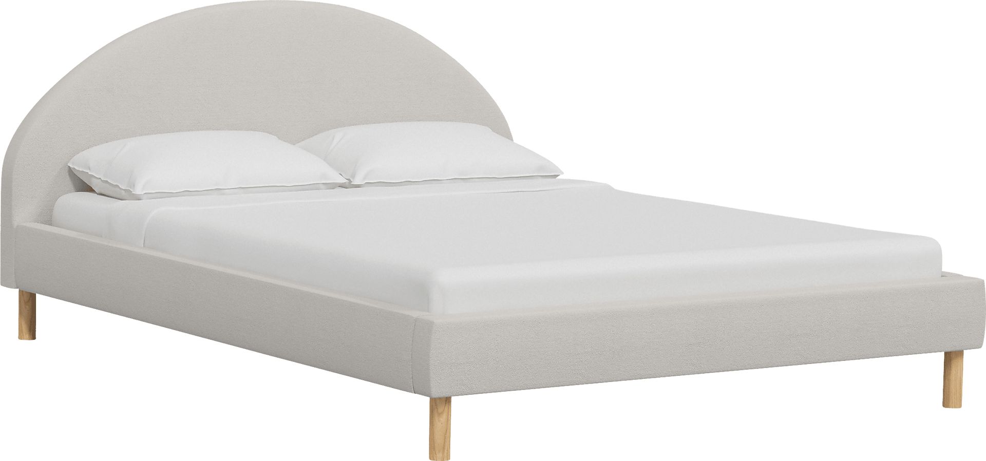 Tabari Light Gray Twin Platform Bed - Image 1
