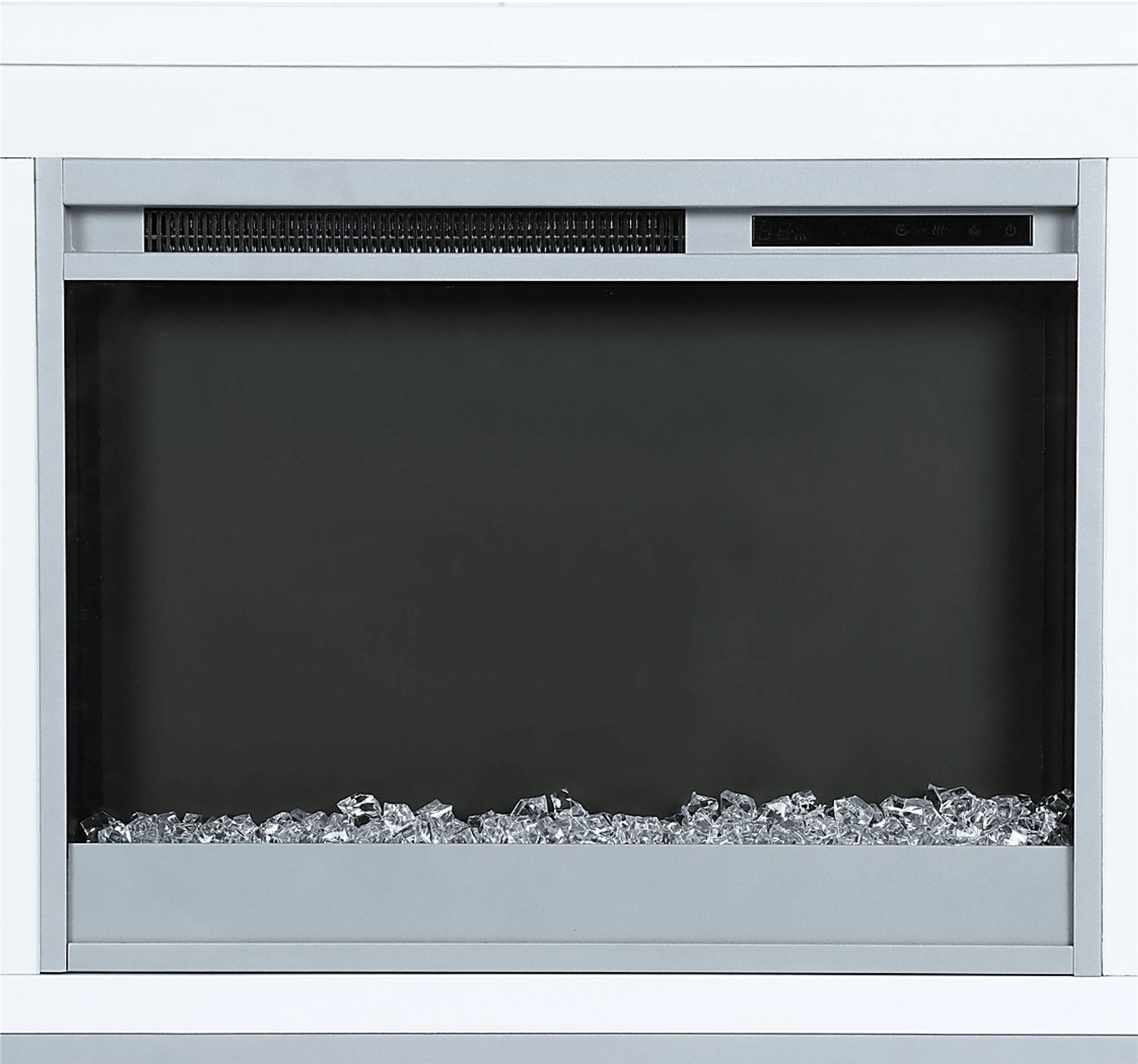 Tabbert White 64 in. Console with Electric Fireplace - Image 6