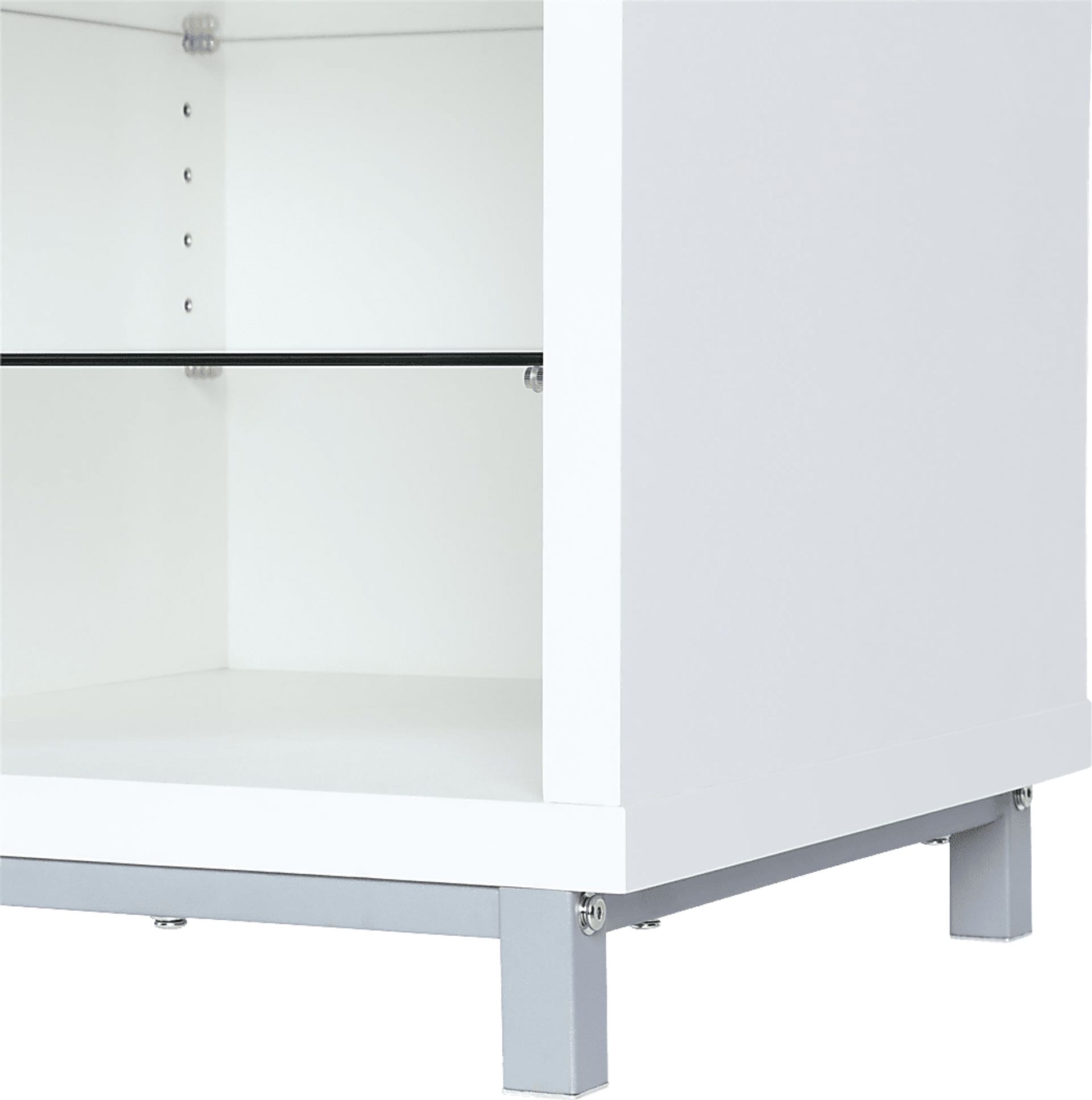 Tabbert White 64 in. Console with Electric Fireplace - Image 10