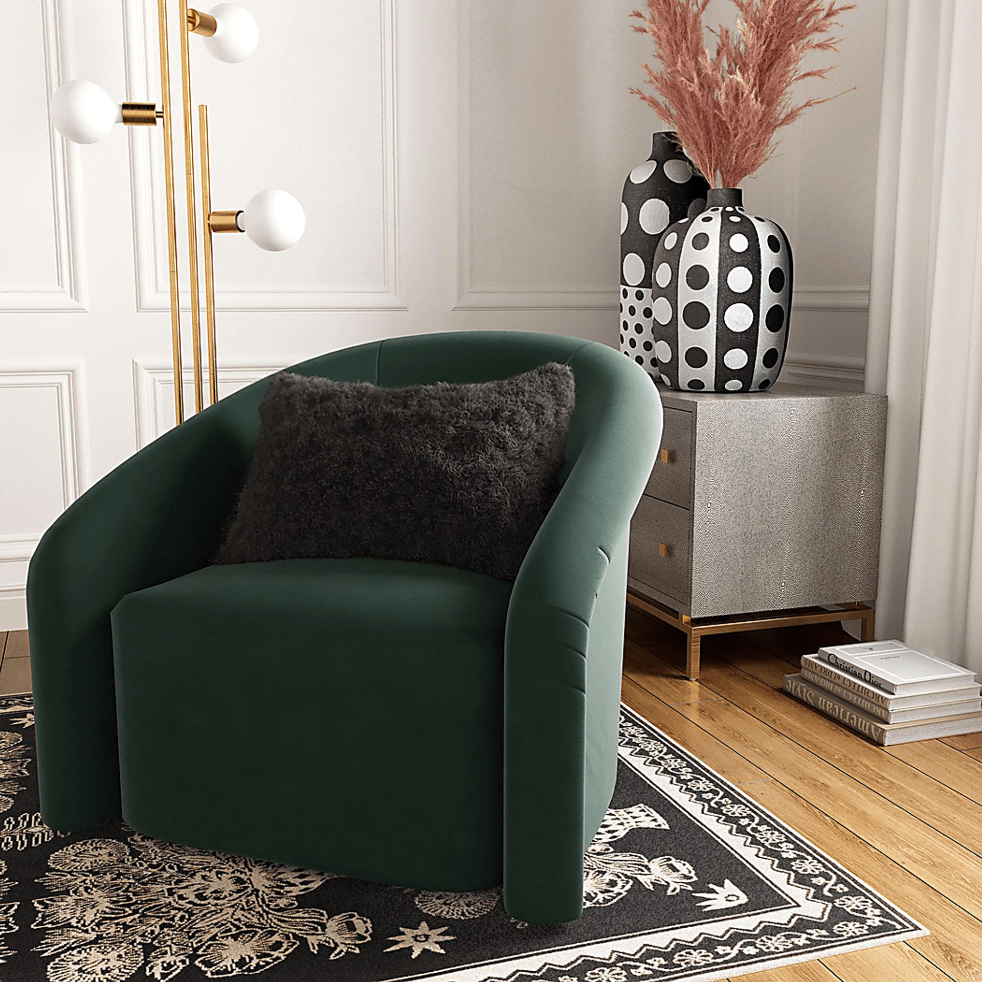 Tabella III Dark Gray Pillow - Image 3
