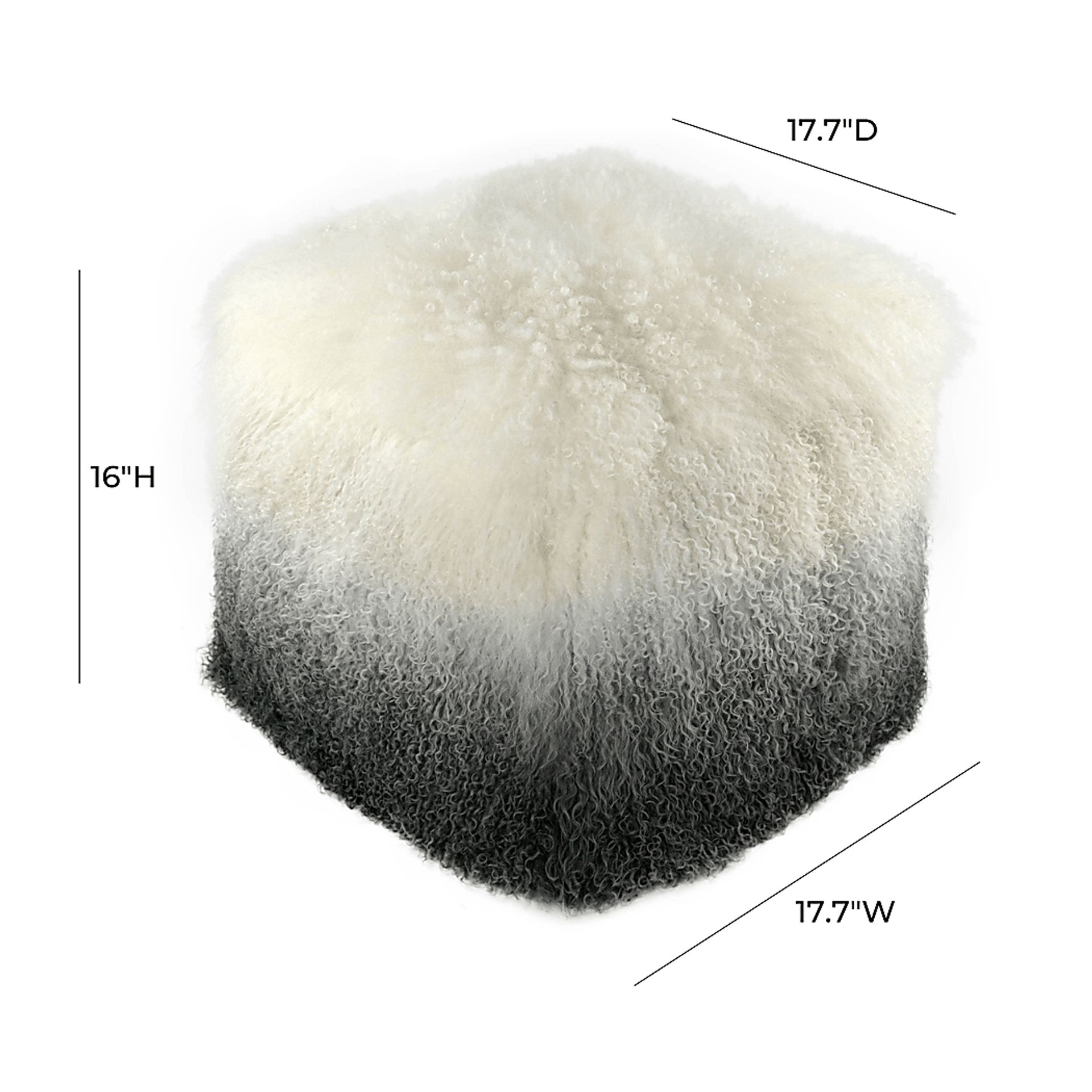 Tabella IV White Pouf - Image 4