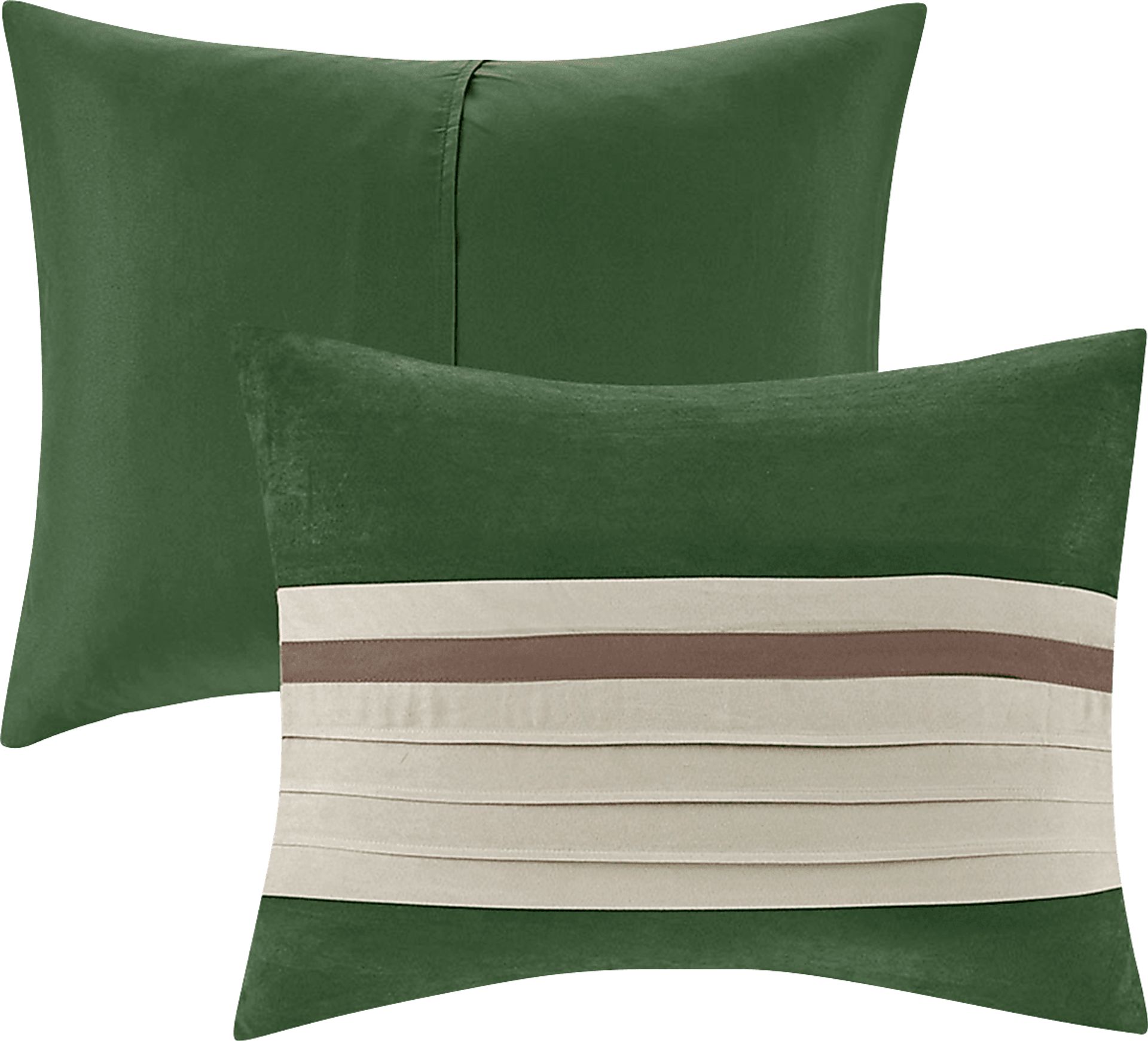 Tabosa Green 7 Pc Queen Comforter Set - Image 12