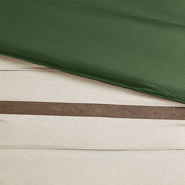 Tabosa Green 7 Pc Queen Comforter Set - Thumbnail - Image 8