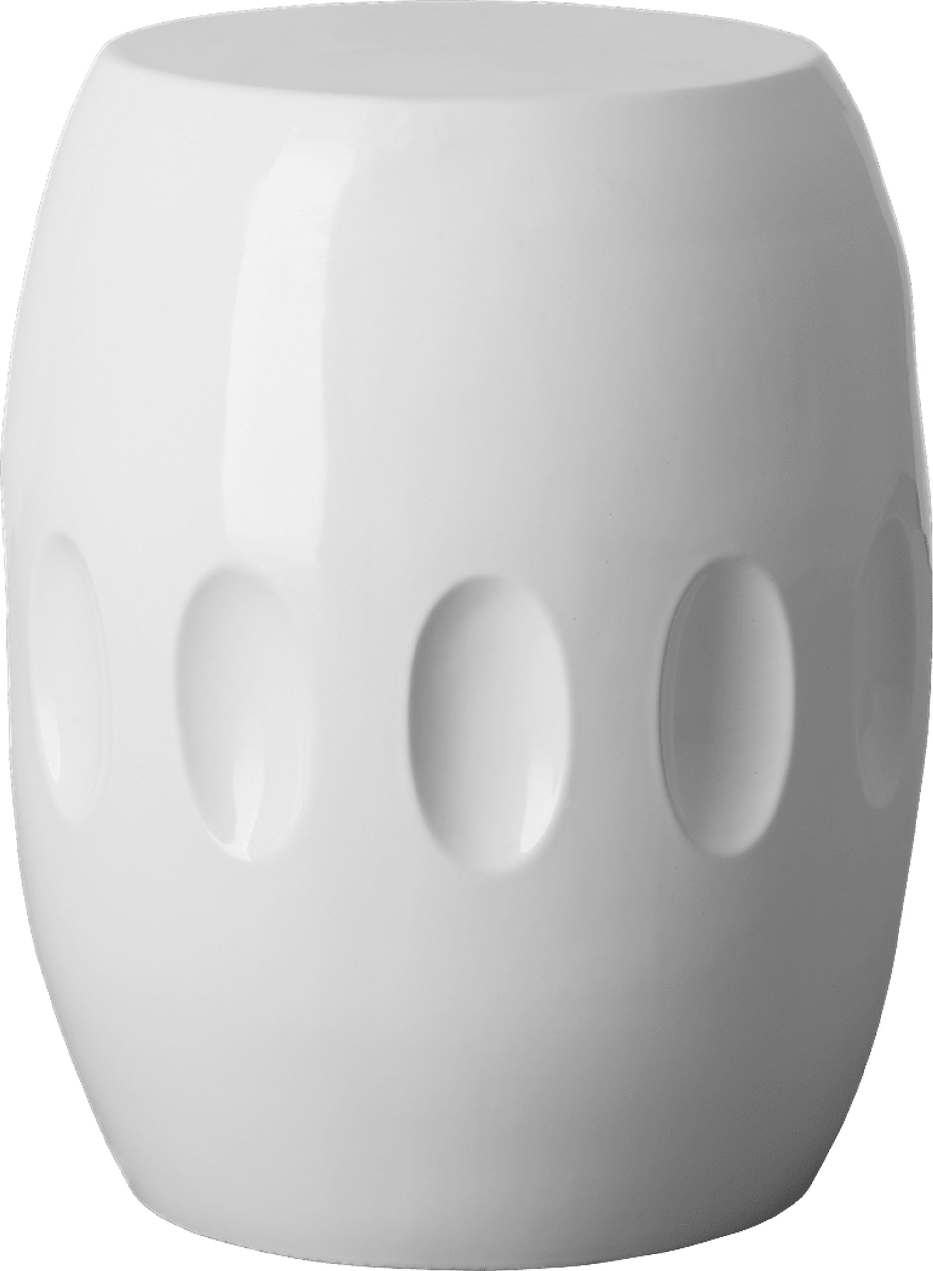 Tabrez White Outdoor Stool - Image 1