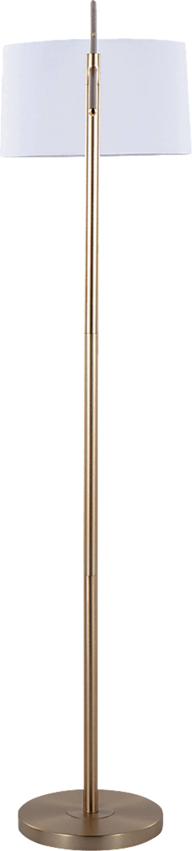 Tackett Loop Gold Floor Lamp - Thumbnail - Image 5