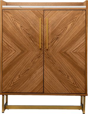 Tacketts Brown Bar Cabinet