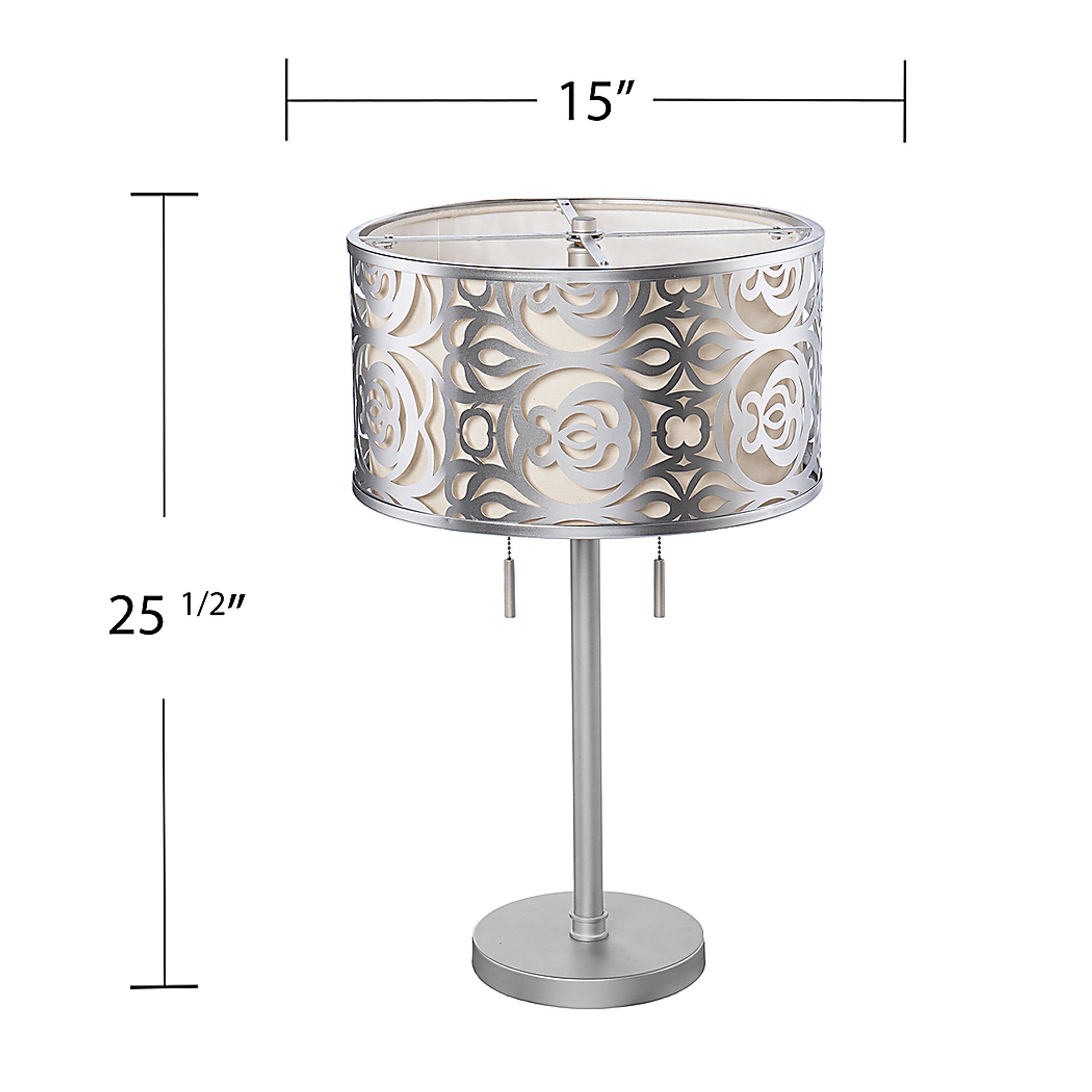 Tackettside Silver Table Lamp - Image 5