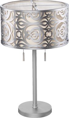 Tackettside Silver Table Lamp