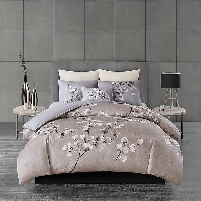 Taera Purple 3 pc King Comforter Set - Thumbnail - Image 2