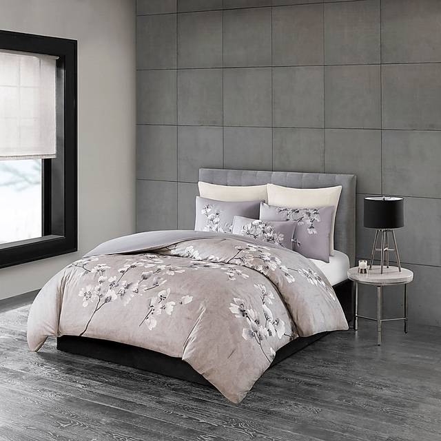 Taera Purple 3 pc King Comforter Set - Thumbnail - Image 3
