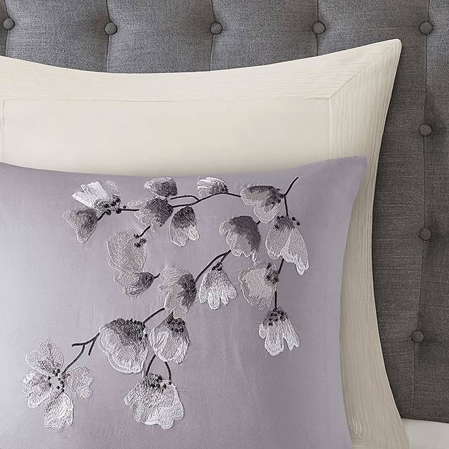 Taera Purple 3 pc King Comforter Set - Thumbnail - Image 8