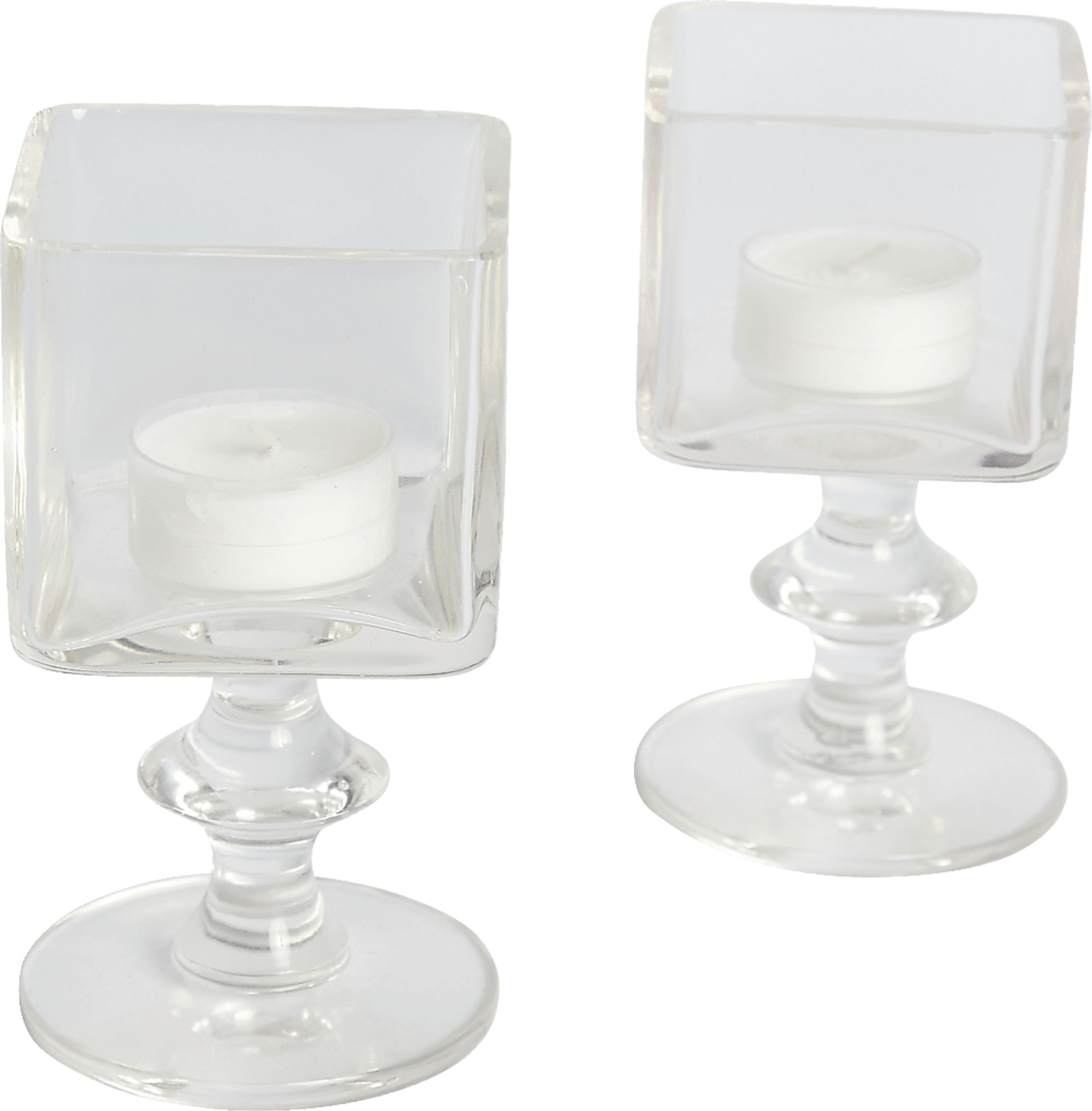 Taftsberry Clear Candle Holder, Set of 2 - Image 1