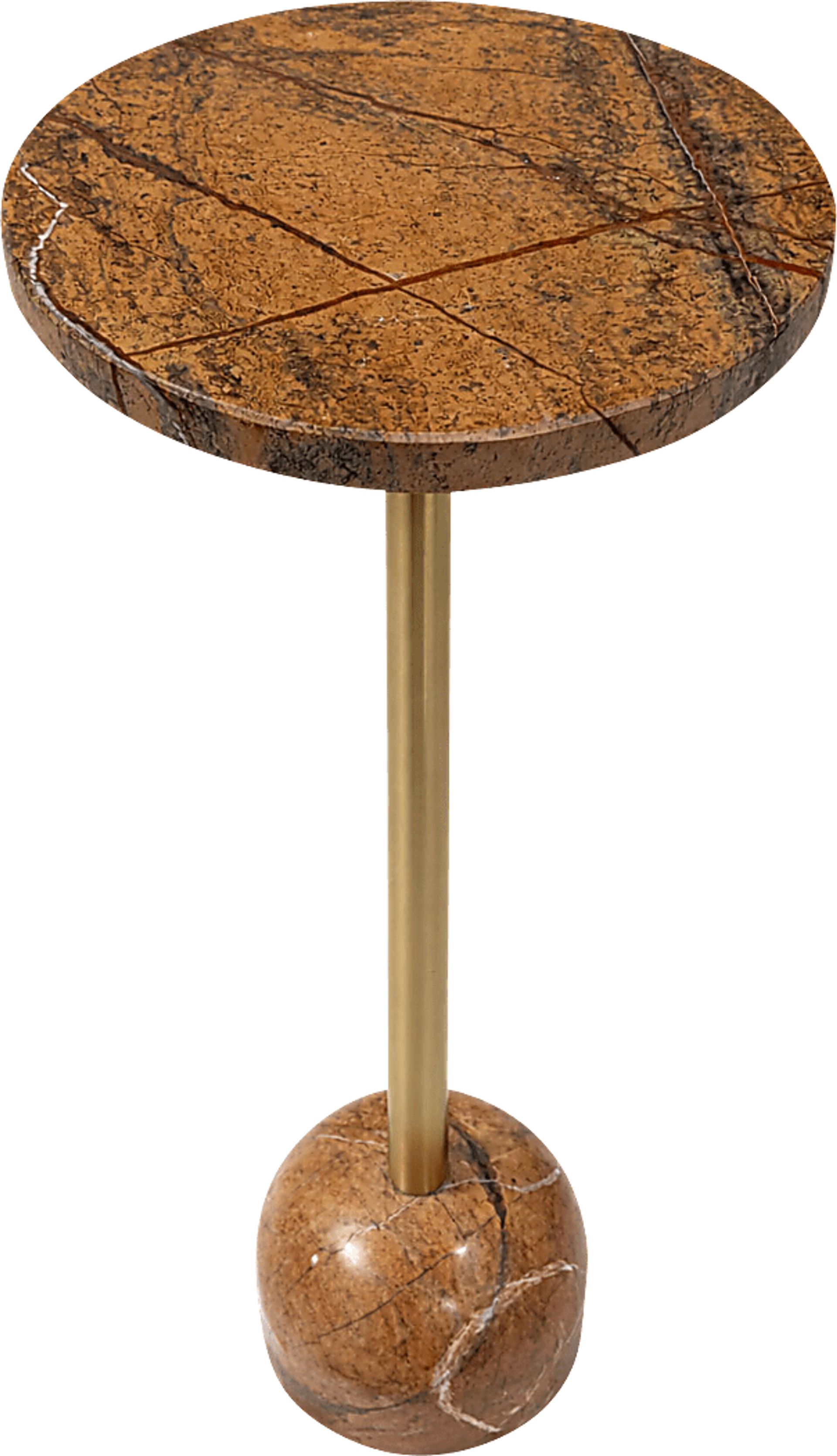Tagate Brown/Gold Accent Table - Image 4