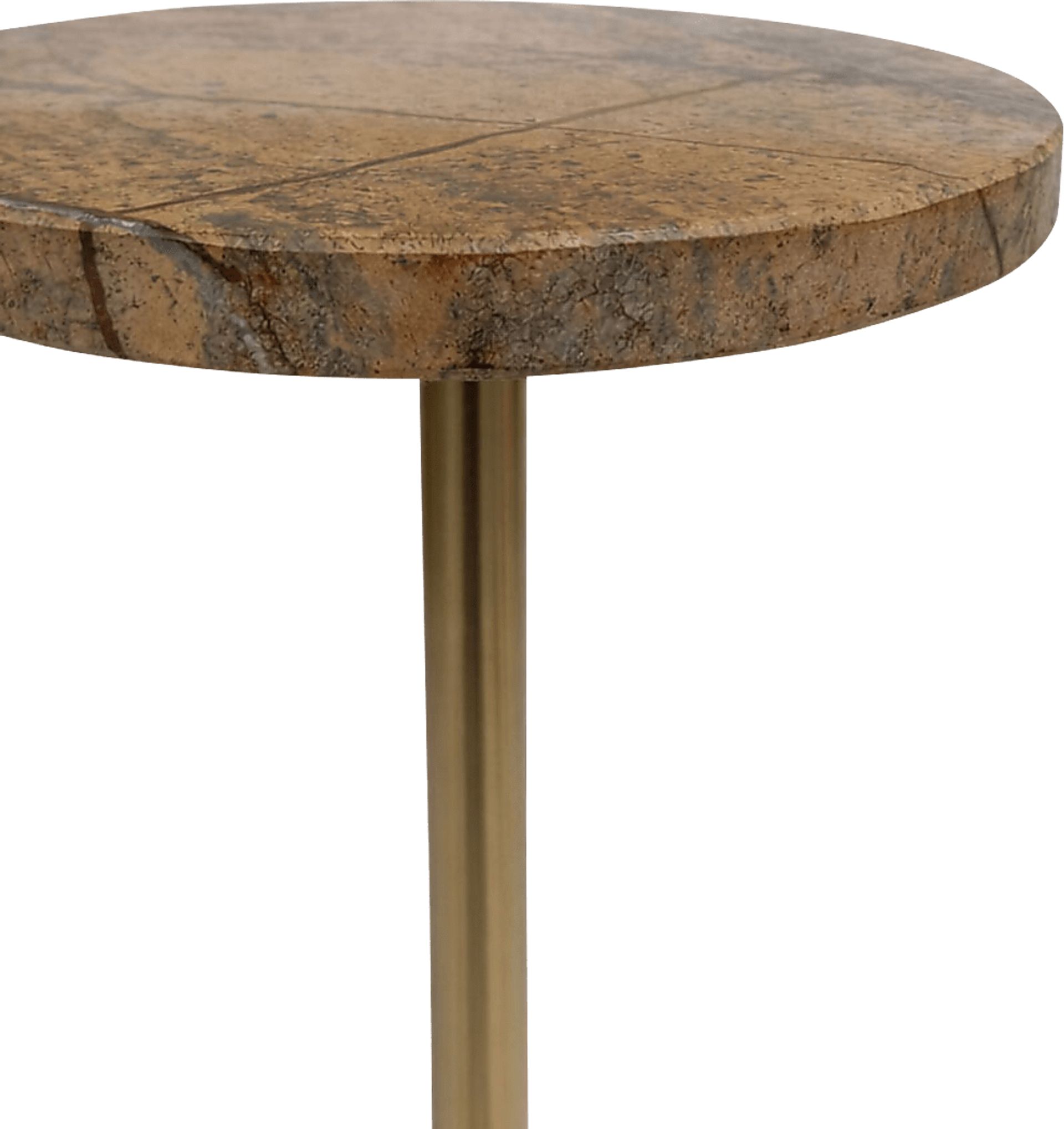 Tagate Brown/Gold Accent Table - Image 6