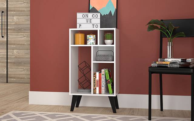 Tagus White Bookcase - Thumbnail - Image 6