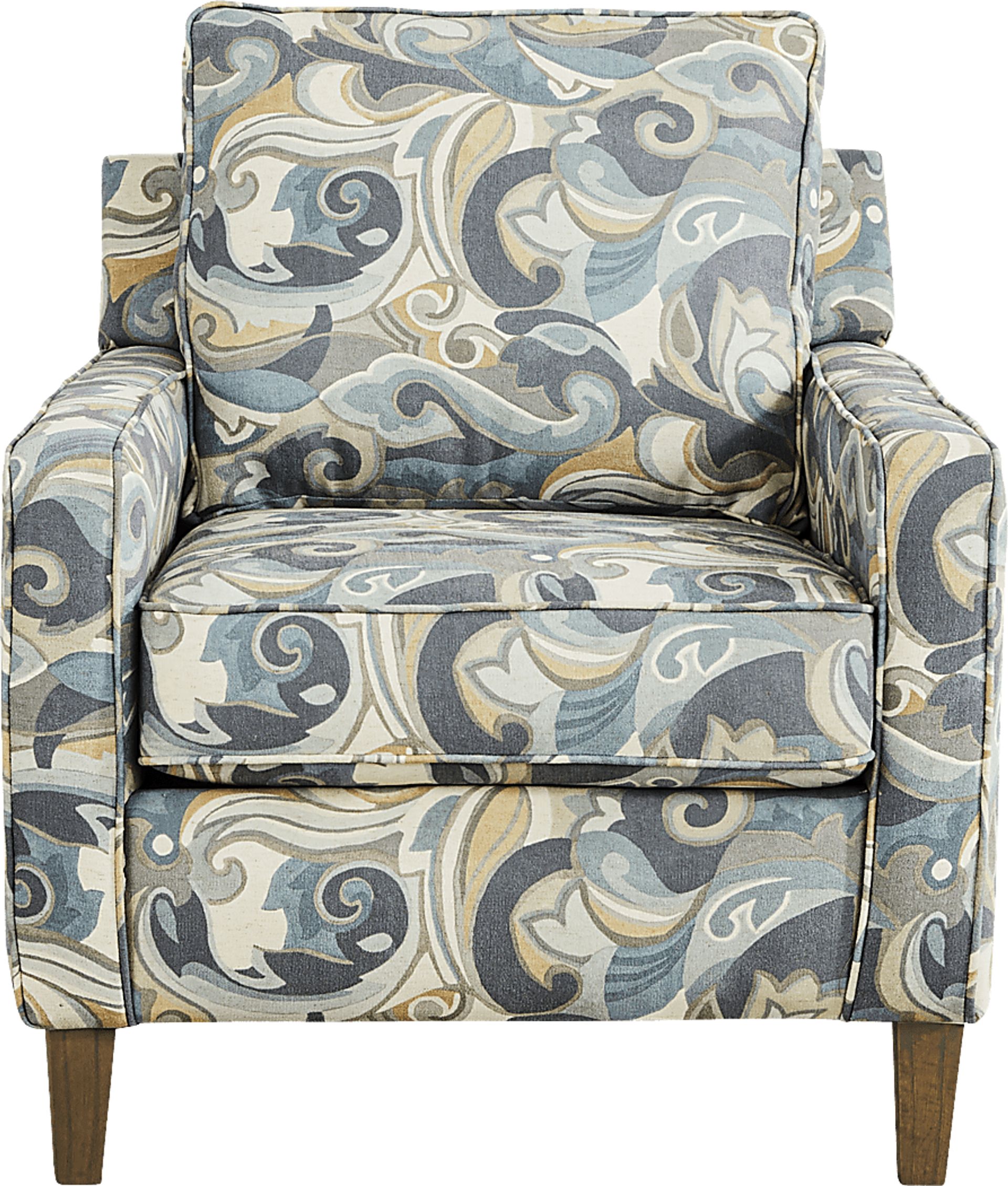 Tahlia Bay Blue Accent Chair - Image 2