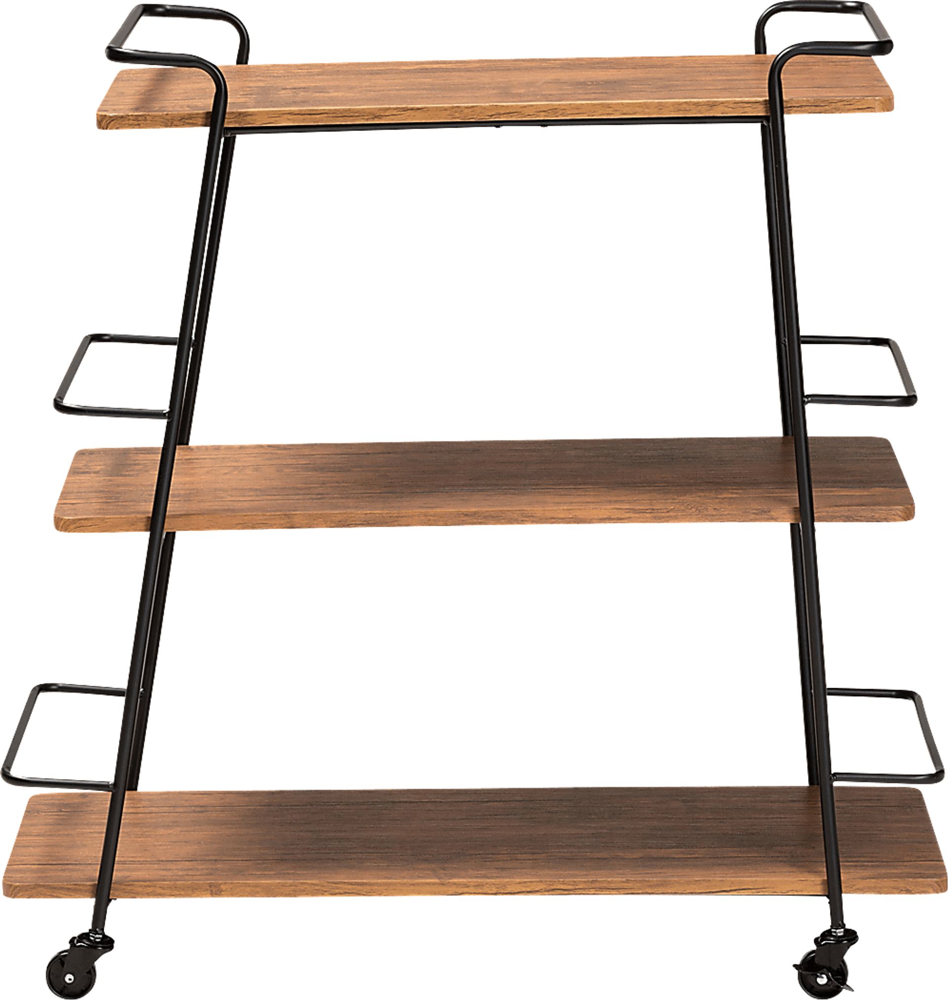 Tahyee Walnut Bar Cart - Image 2