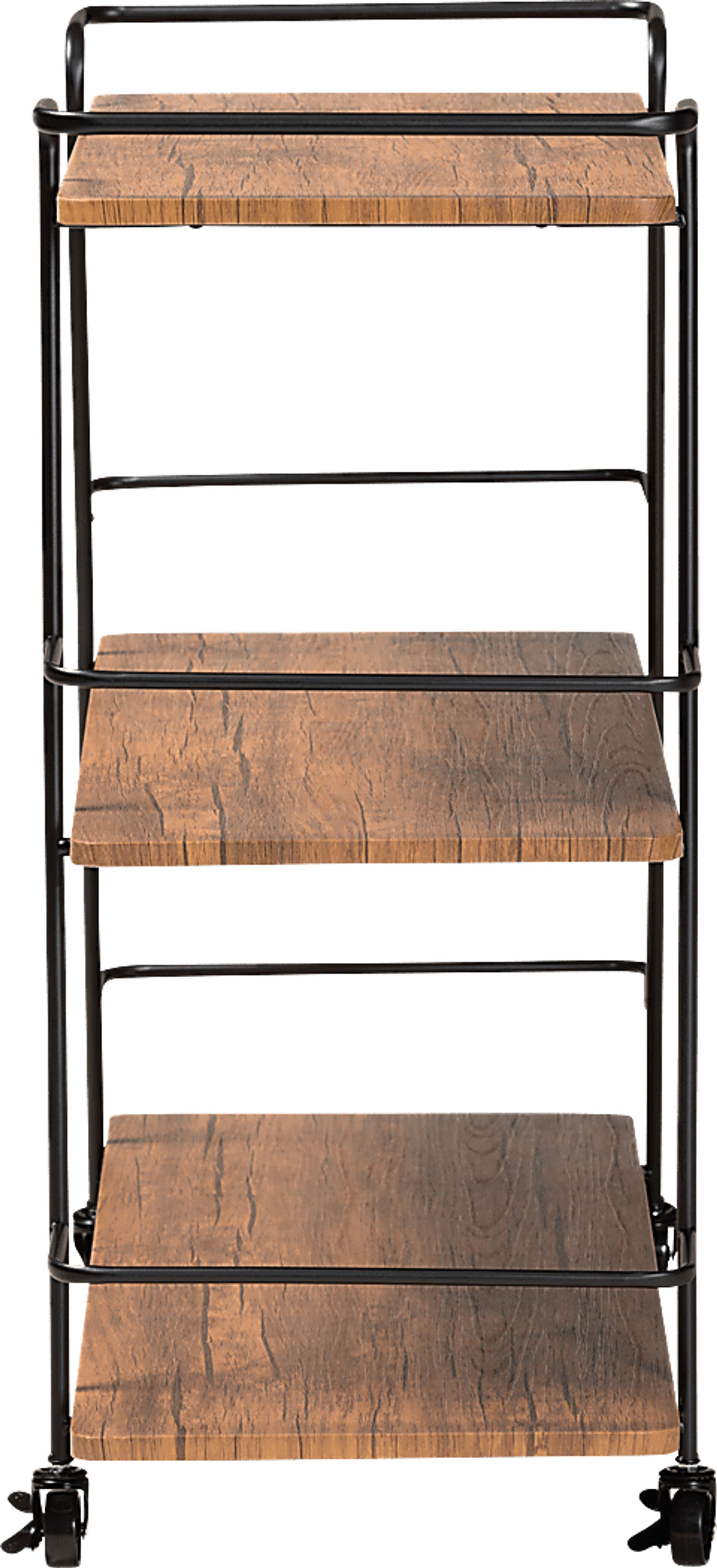 Tahyee Walnut Bar Cart - Image 3