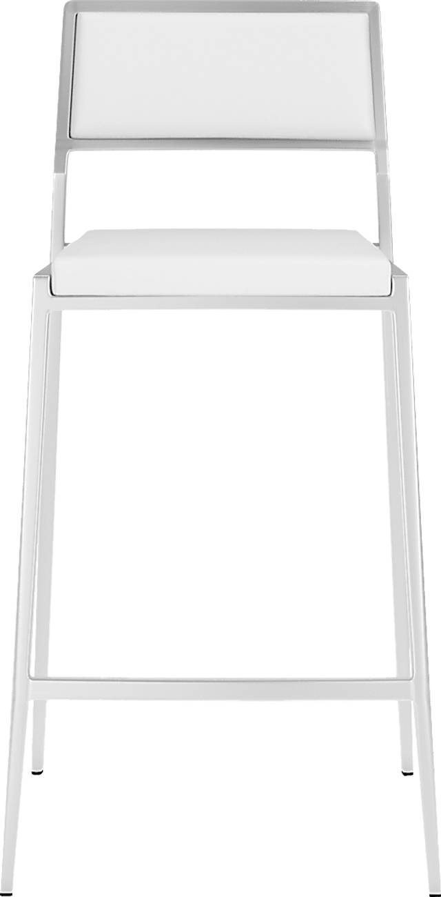 Tahyel White Counter Stool, Set of 2 - Thumbnail - Image 4