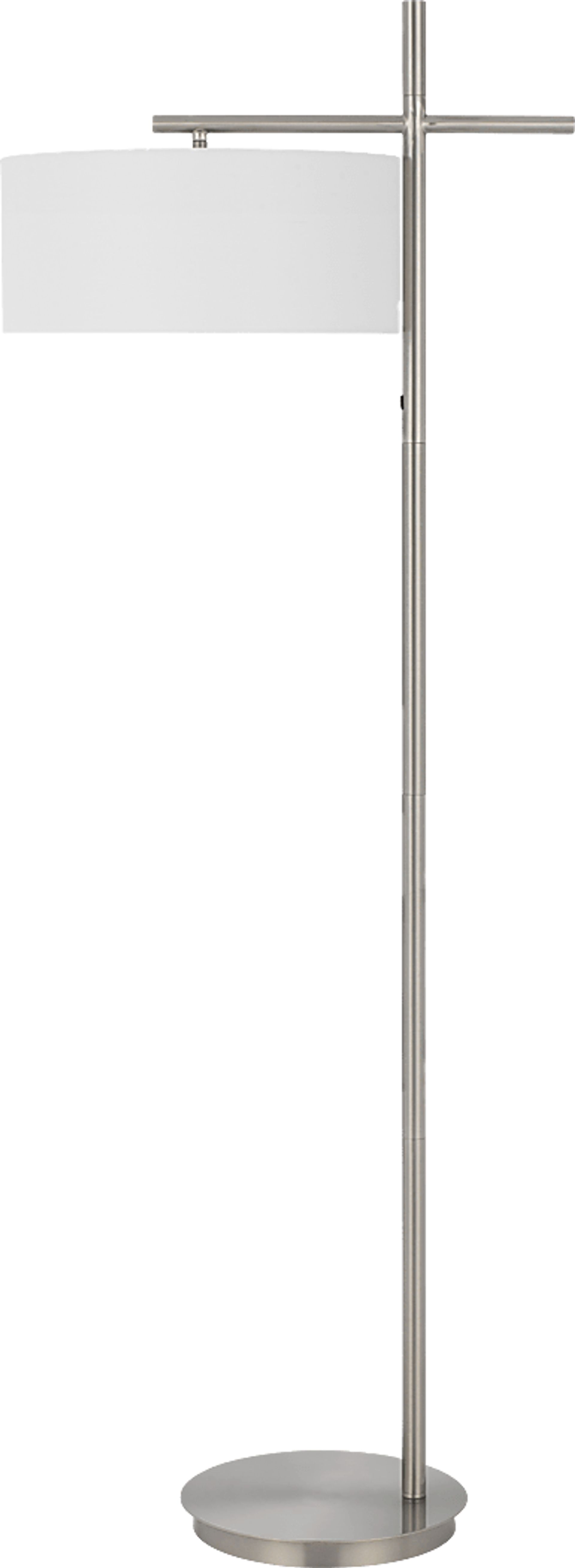 Taite Boulevard Silver Floor Lamp - Image 1