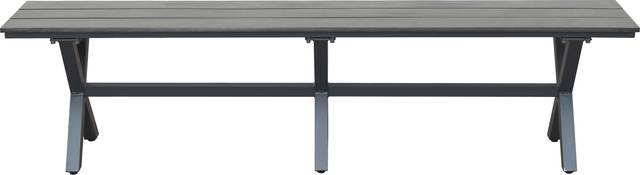 Taj Reef Gray Outdoor Bench - Thumbnail - Image 3