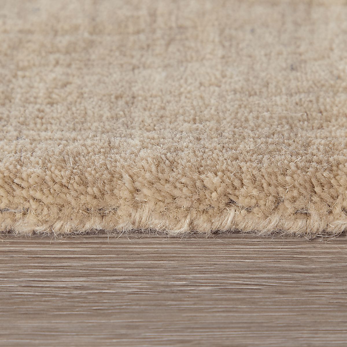 Takano Camel Brown Wool Fabric Rug | Rooms to Go