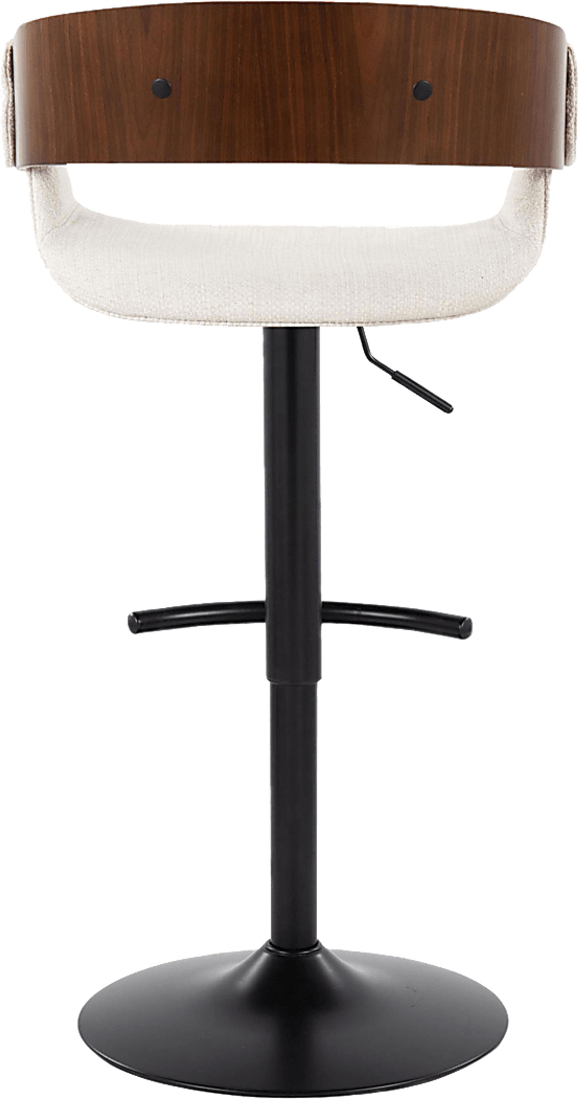 Takeda I Cream Adjustable Barstool, Set of 2 - Image 10
