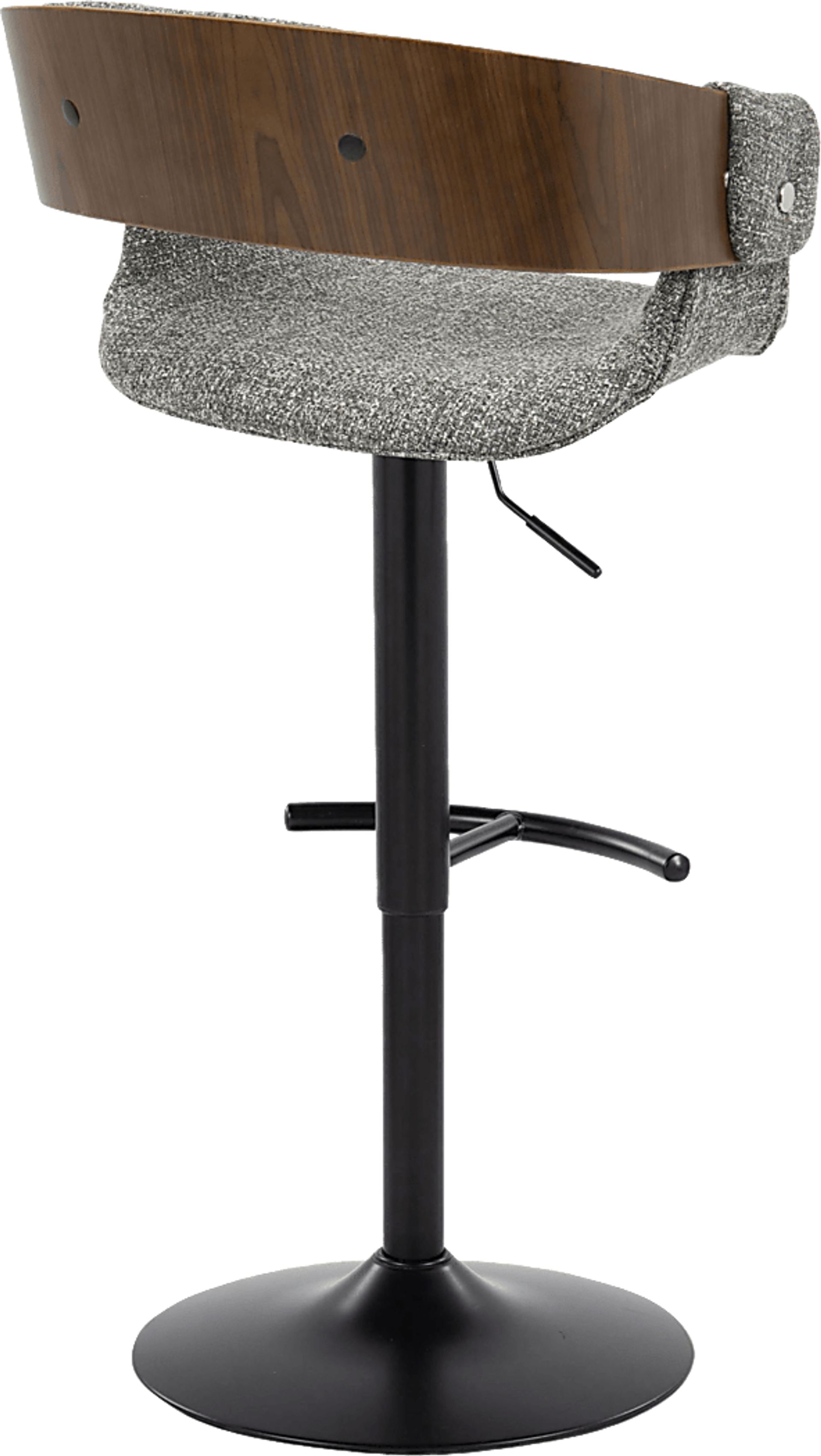 Takeda I Dark Gray Adjustable Barstool, Set of 2 - Image 9