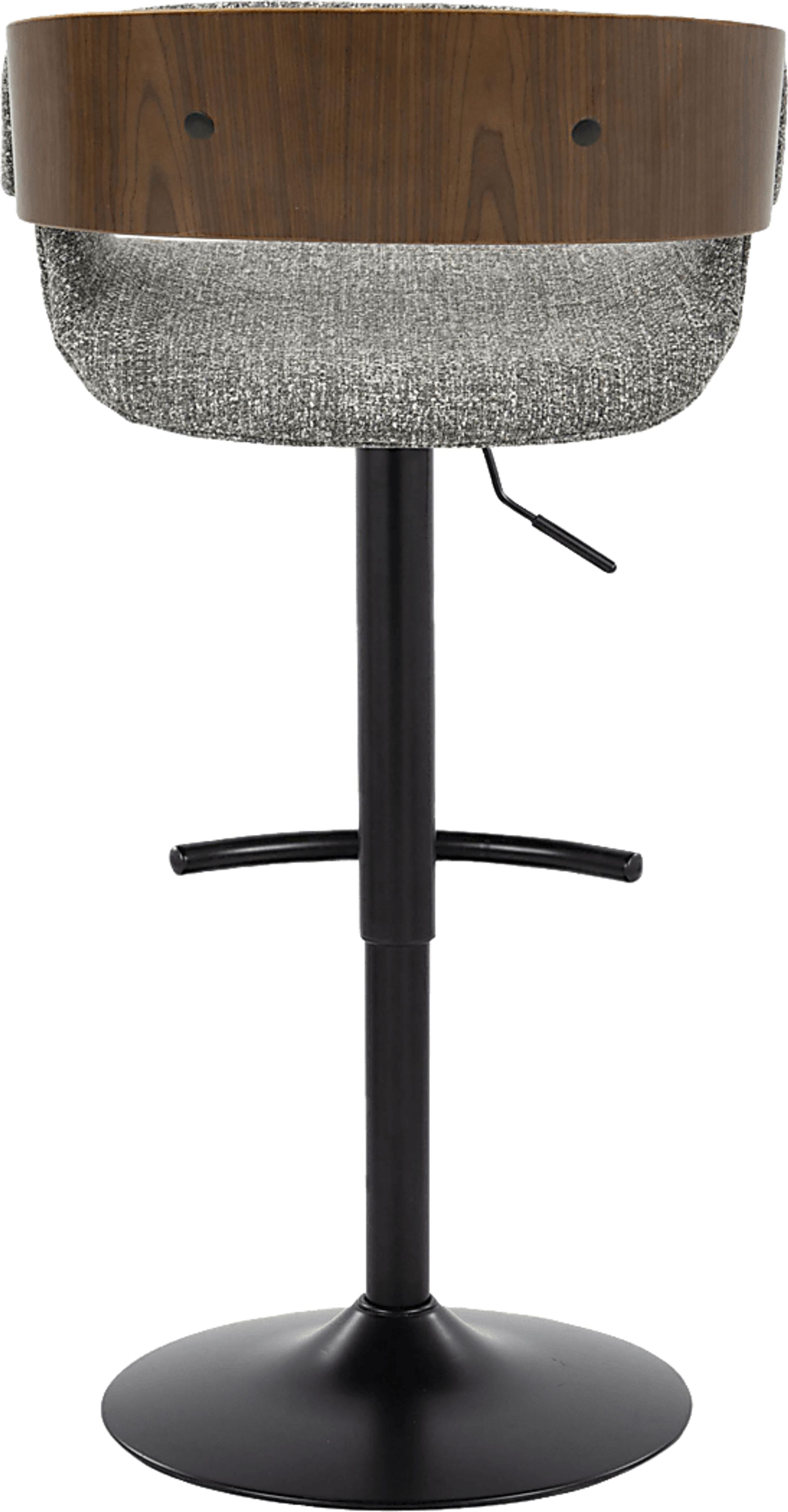 Takeda I Dark Gray Adjustable Barstool, Set of 2 - Image 10