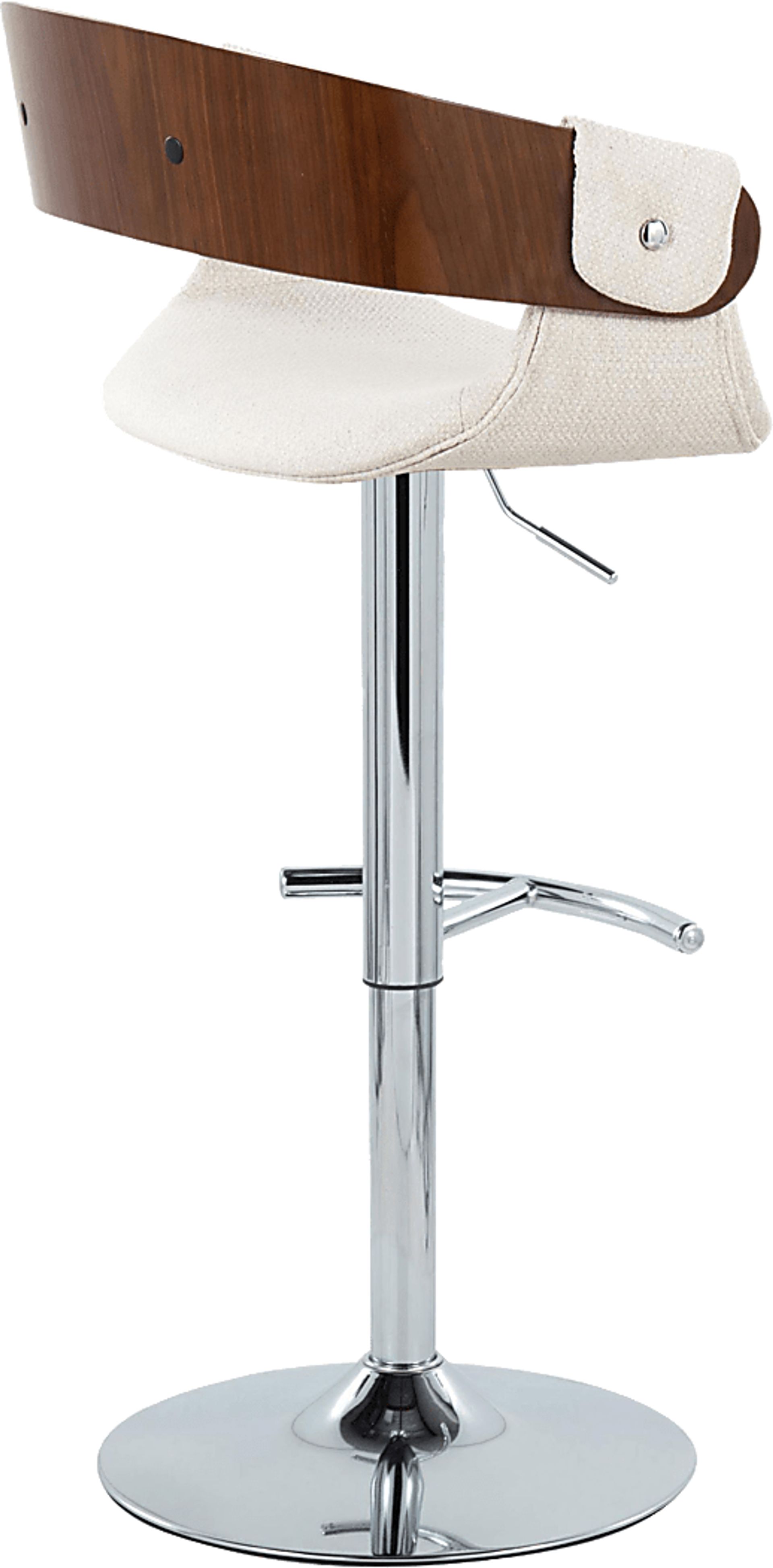 Takeda II Cream Adjustable Barstool, Set of 2 - Image 8