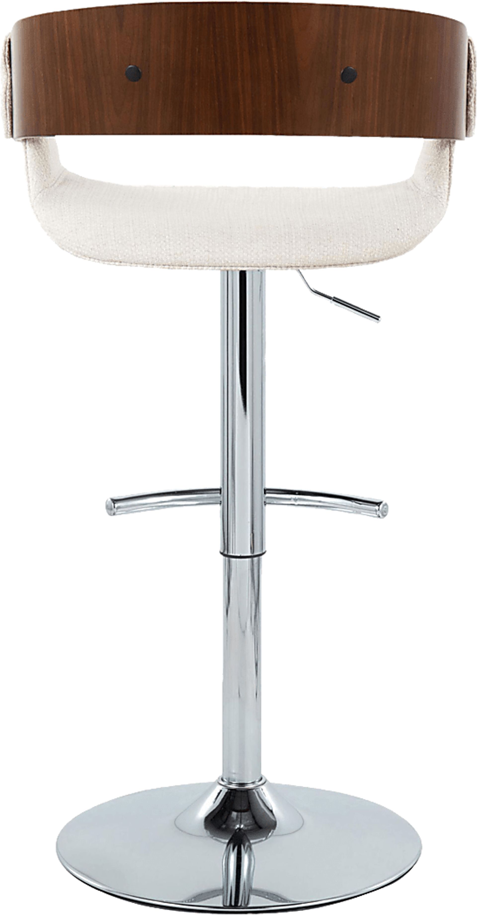 Takeda II Cream Adjustable Barstool, Set of 2 - Image 9