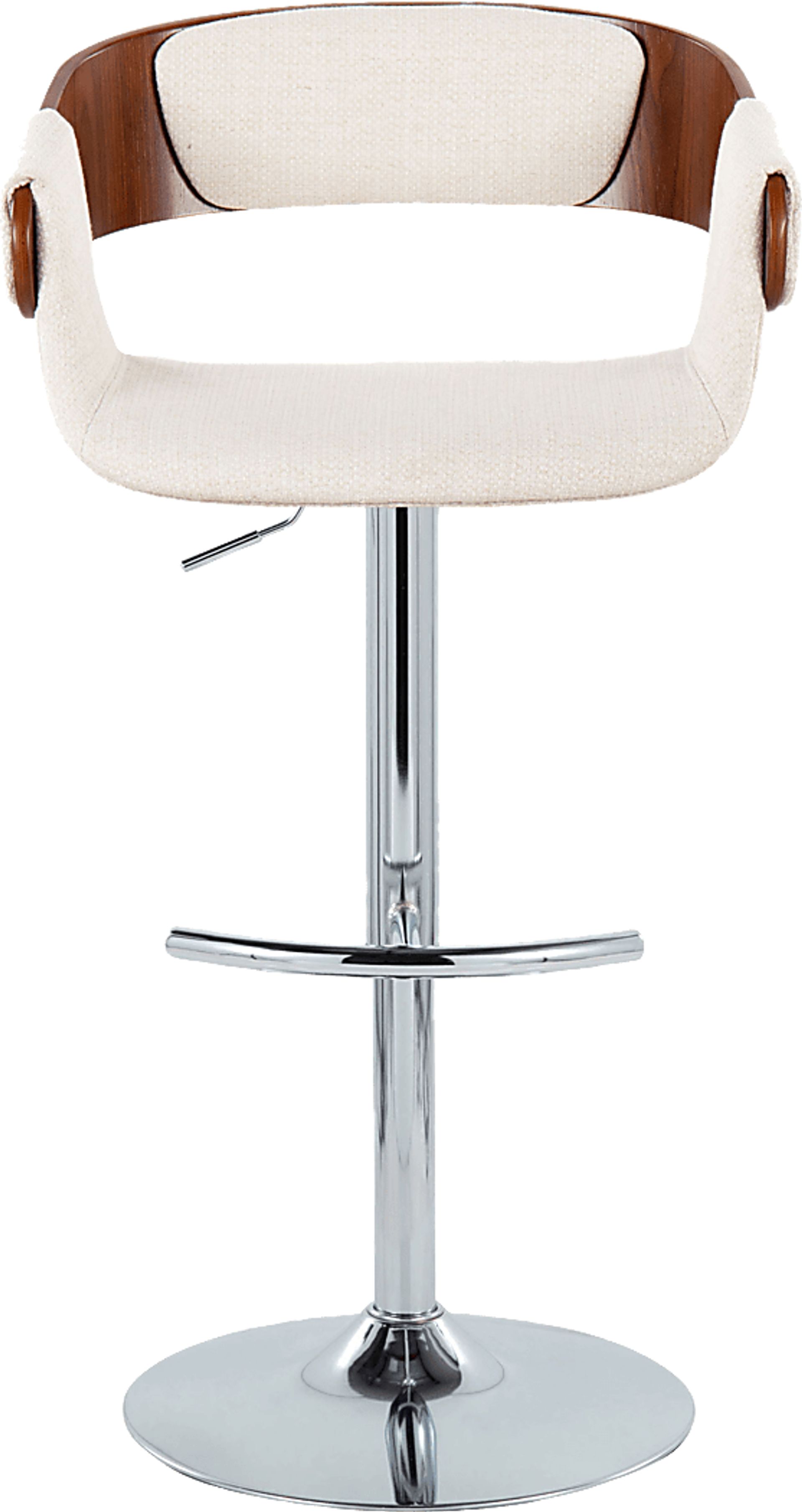 Takeda II Cream Adjustable Barstool, Set of 2 - Image 10