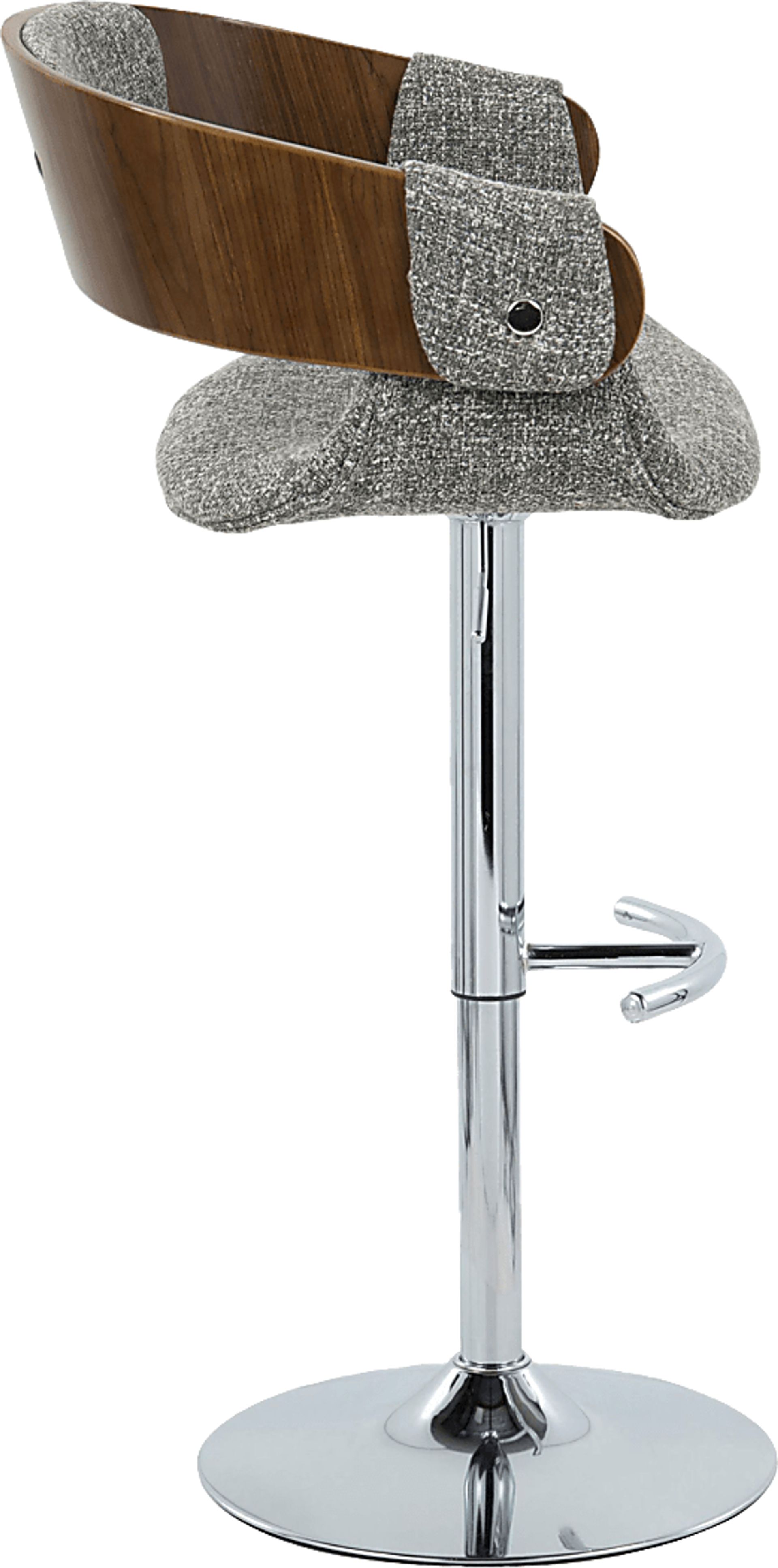 Takeda II Gray Adjustable Barstool, Set of 2 - Image 6