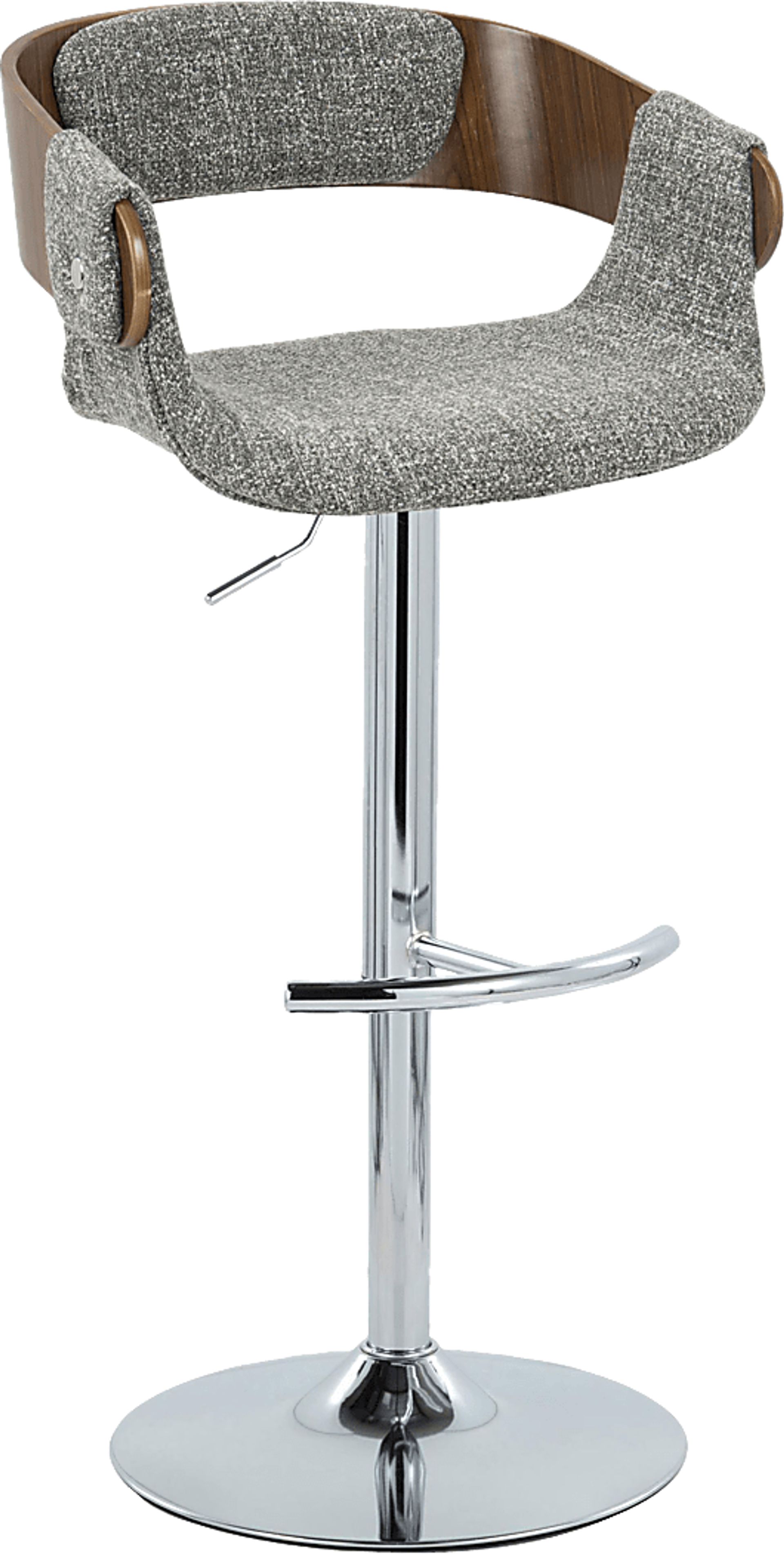 Takeda II Gray Adjustable Barstool, Set of 2 - Image 7