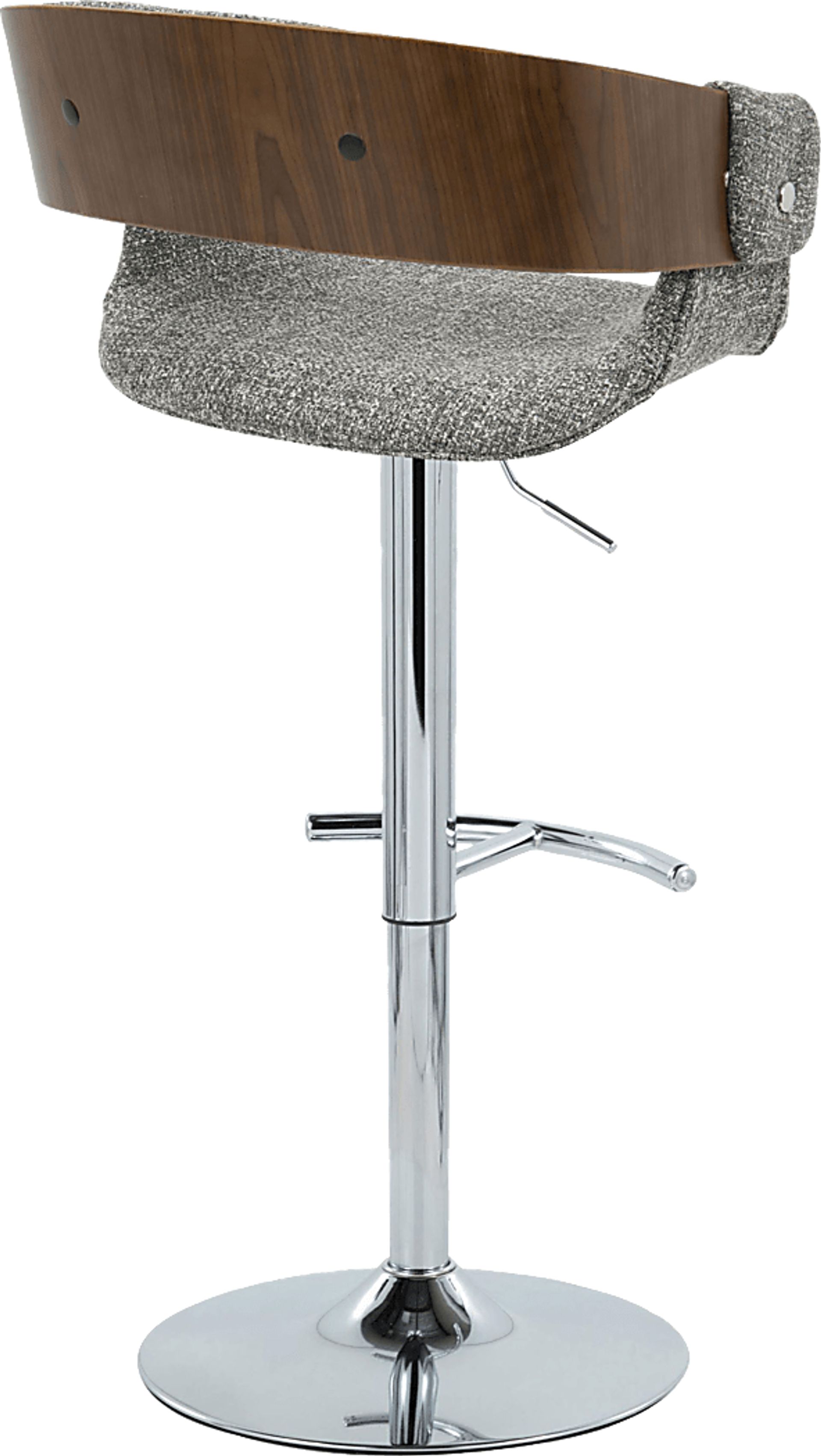 Takeda II Gray Adjustable Barstool, Set of 2 - Image 9