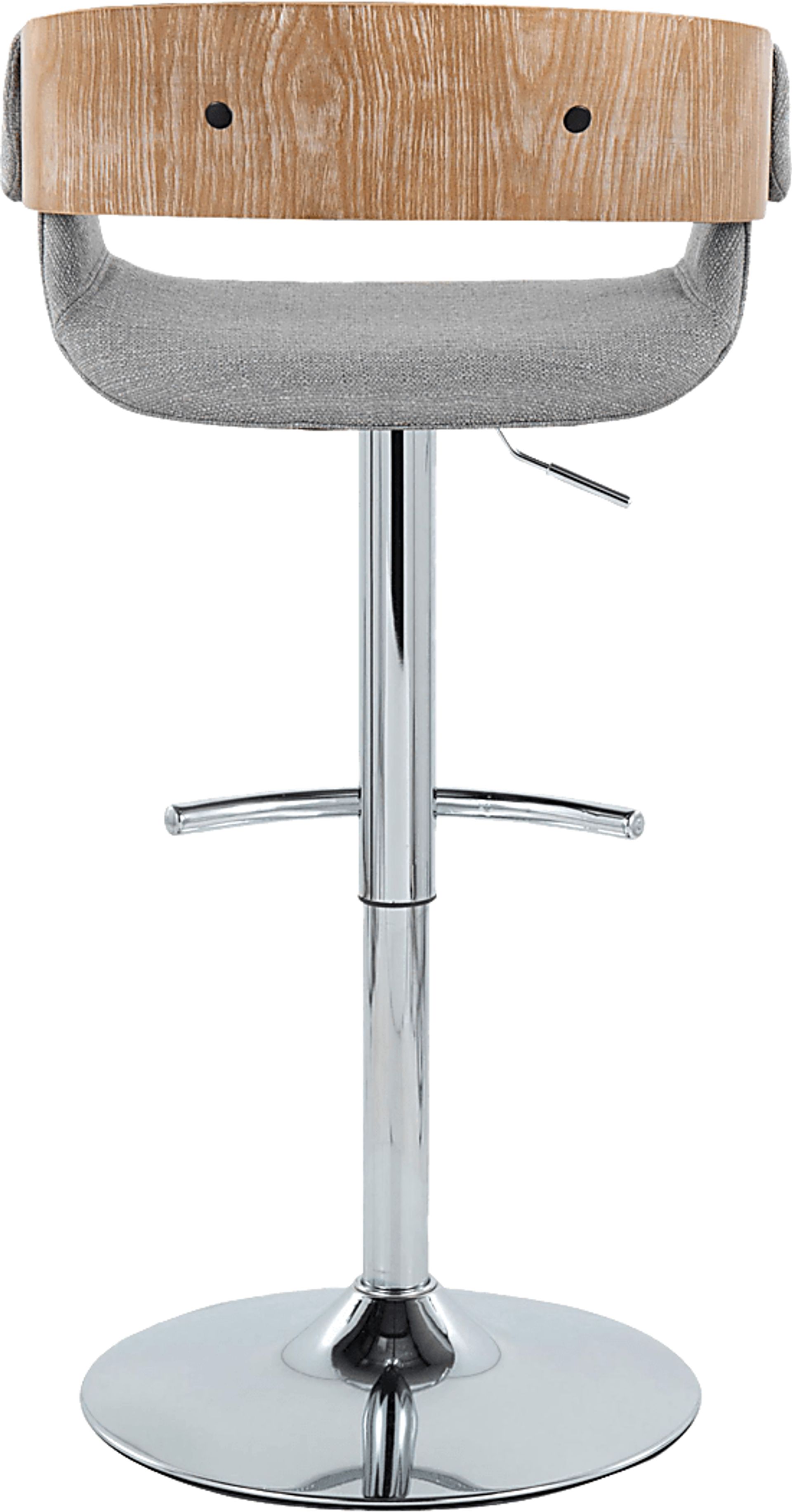 Takeda II Light Gray Adjustable Barstool, Set of 2 - Image 10